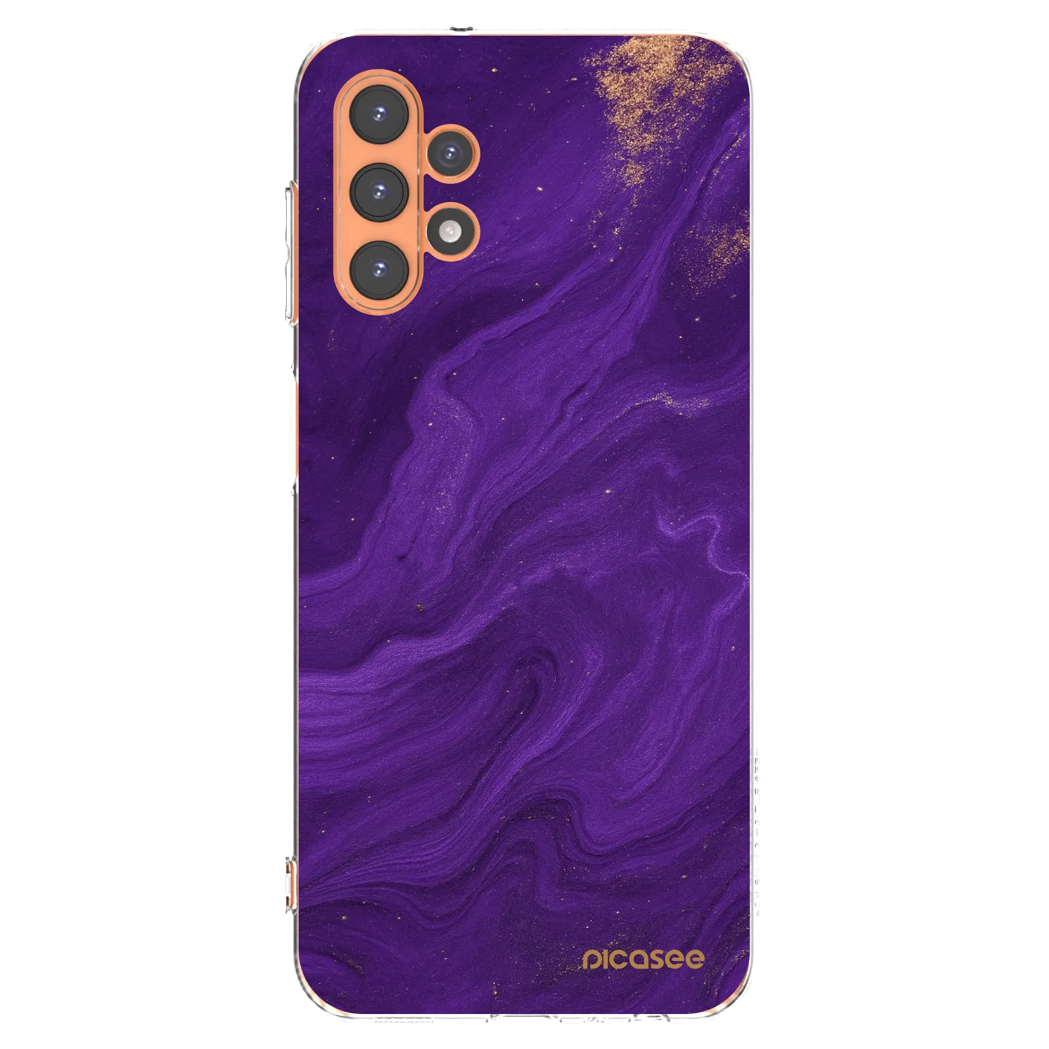 Picasee silikónový prehľadný obal pre Samsung Galaxy A13 4G A135 - Purple