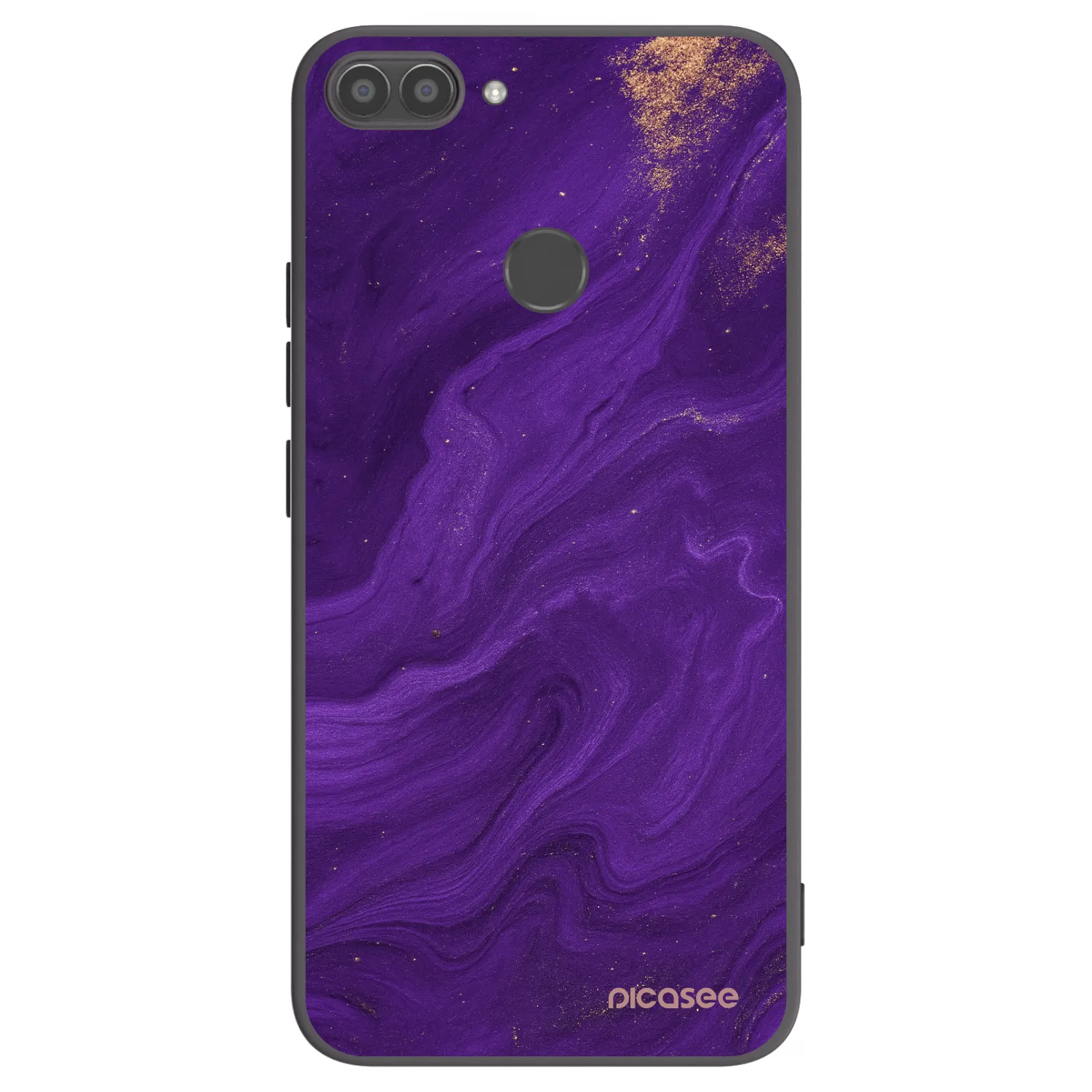 Picasee silikónový čierny obal pre Huawei P Smart - Purple