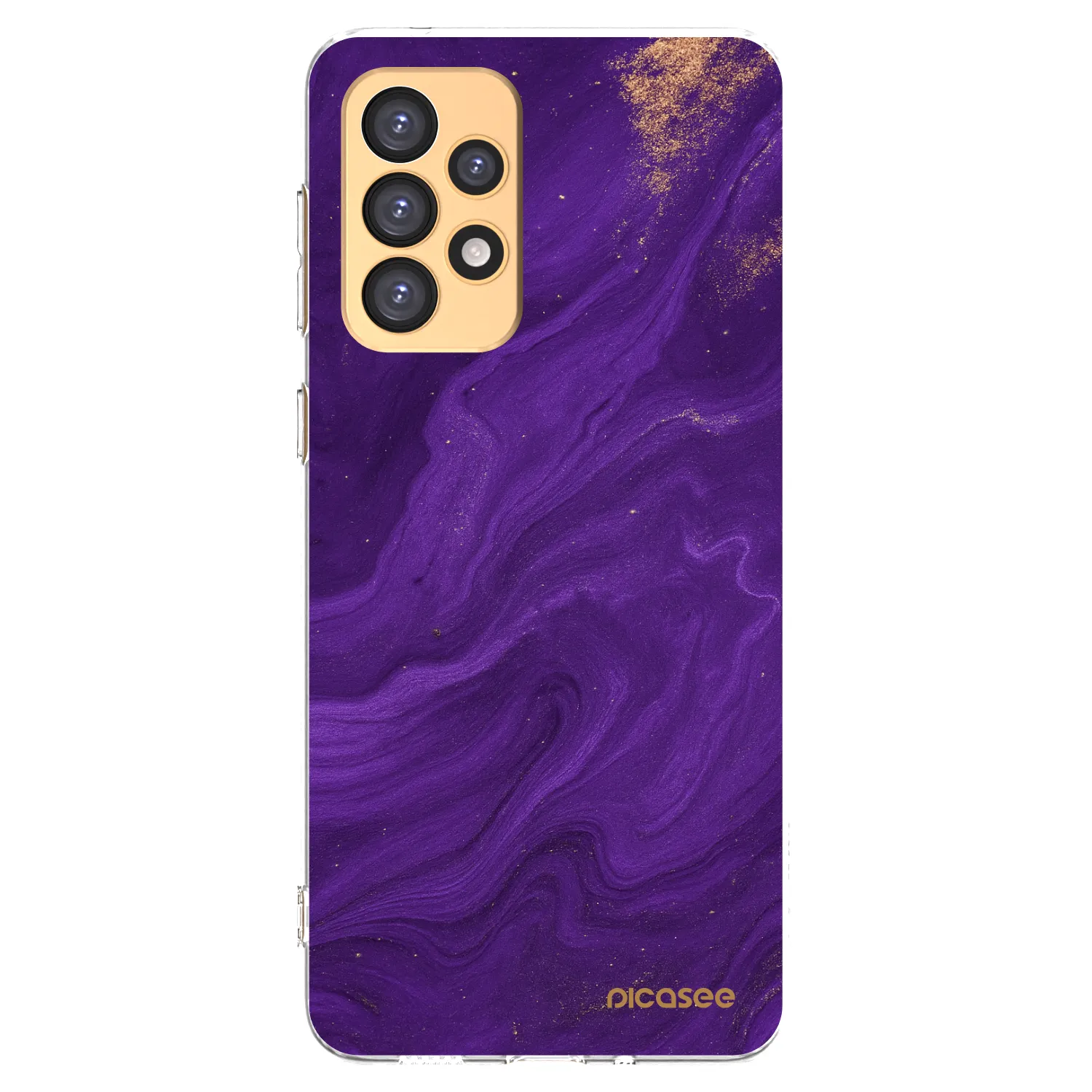 Picasee silikónový prehľadný obal pre Samsung Galaxy A33 5G A336 - Purple