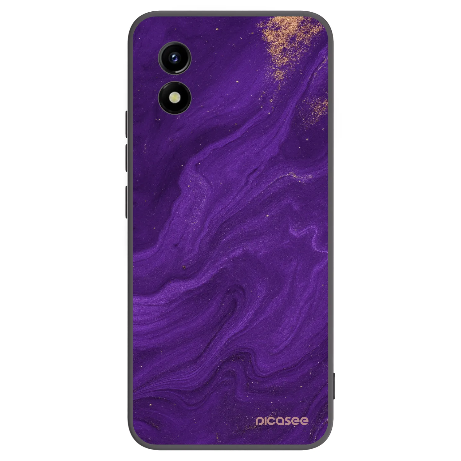 Picasee silikónový čierny obal pre Vivo Y01 - Purple