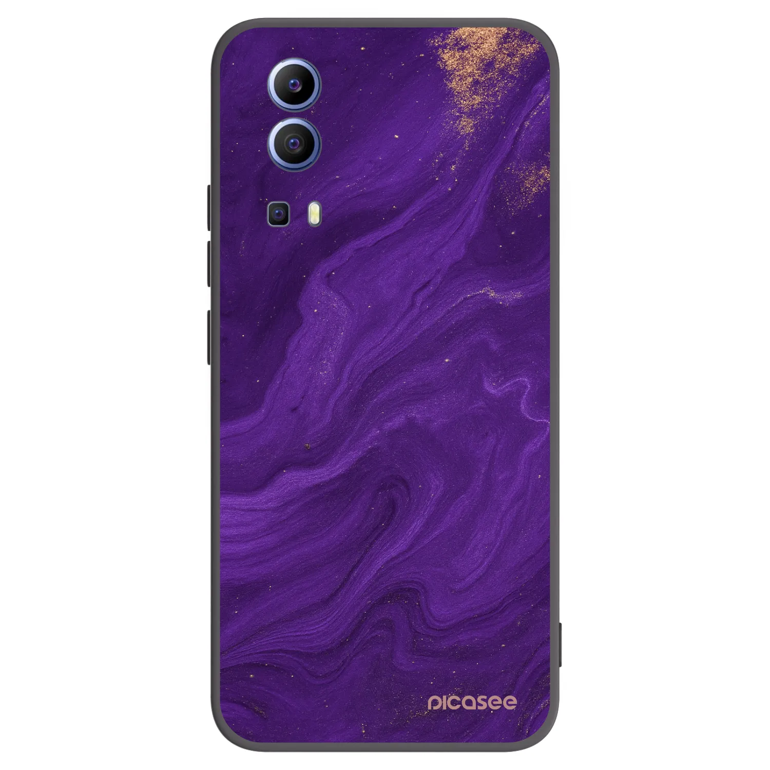 Picasee silikónový čierny obal pre Vivo Y52 5G - Purple