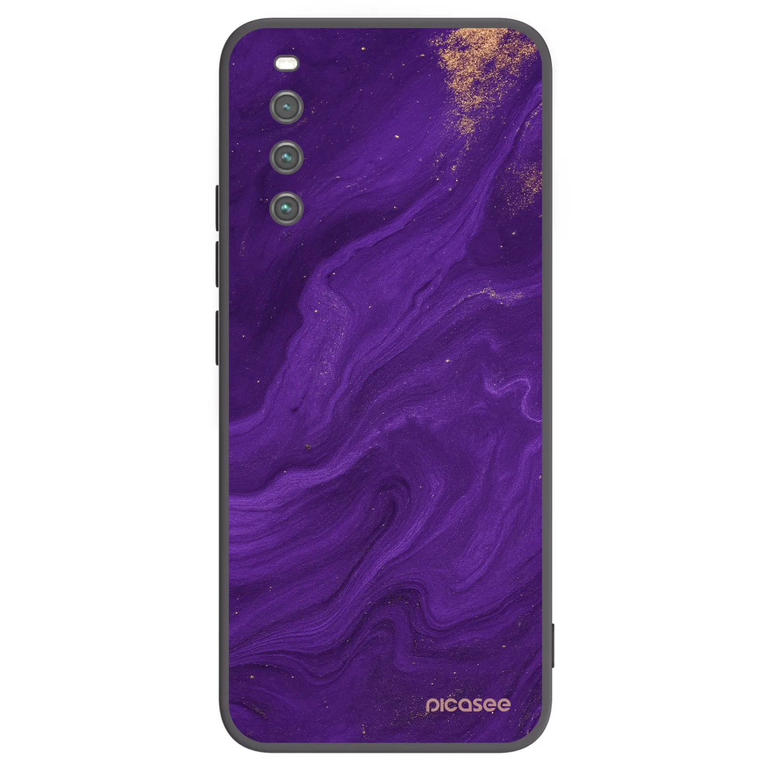 Picasee silikónový čierny obal pre Sony Xperia 10 IV 5G - Purple