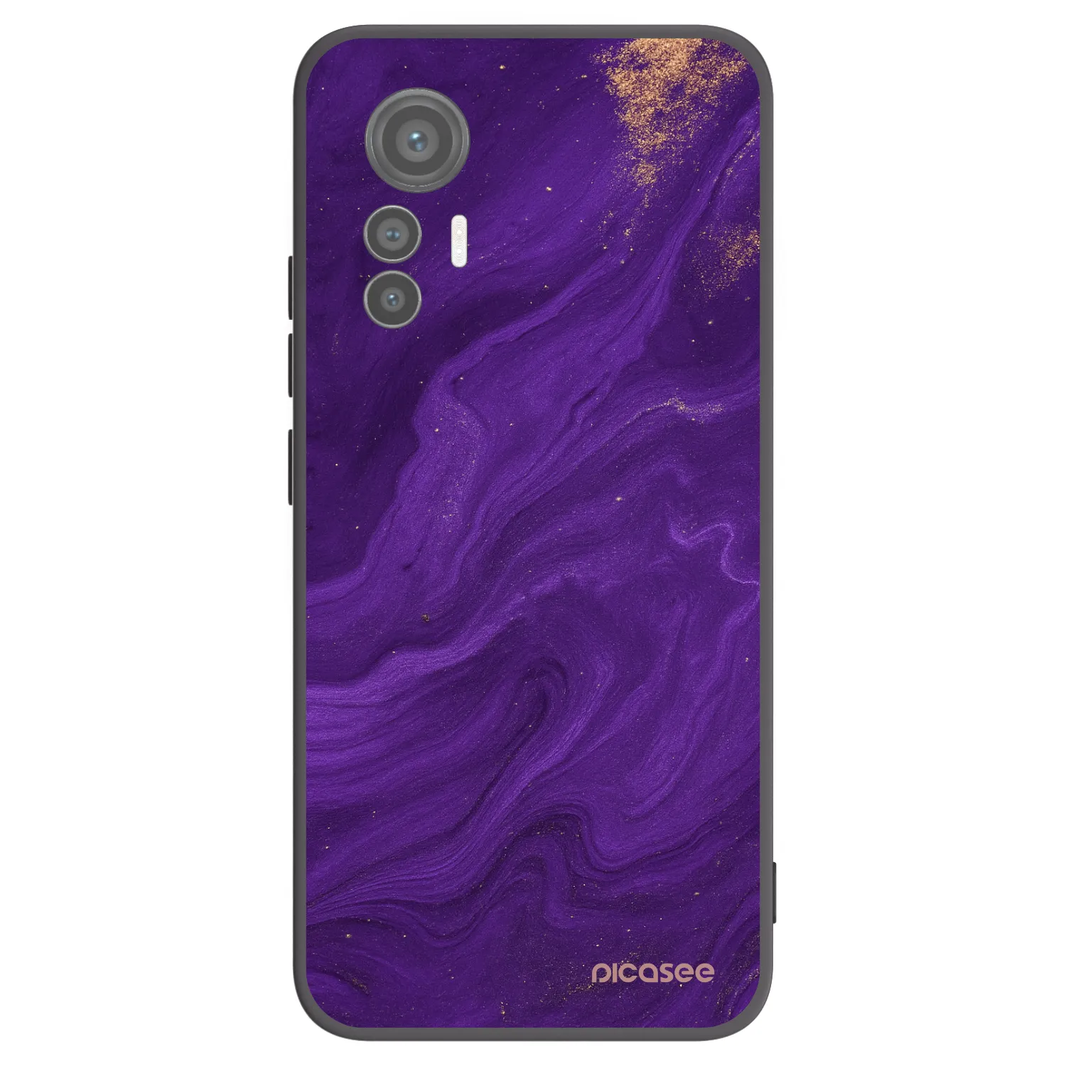 Picasee silikónový čierny obal pre Xiaomi 12 Lite - Purple