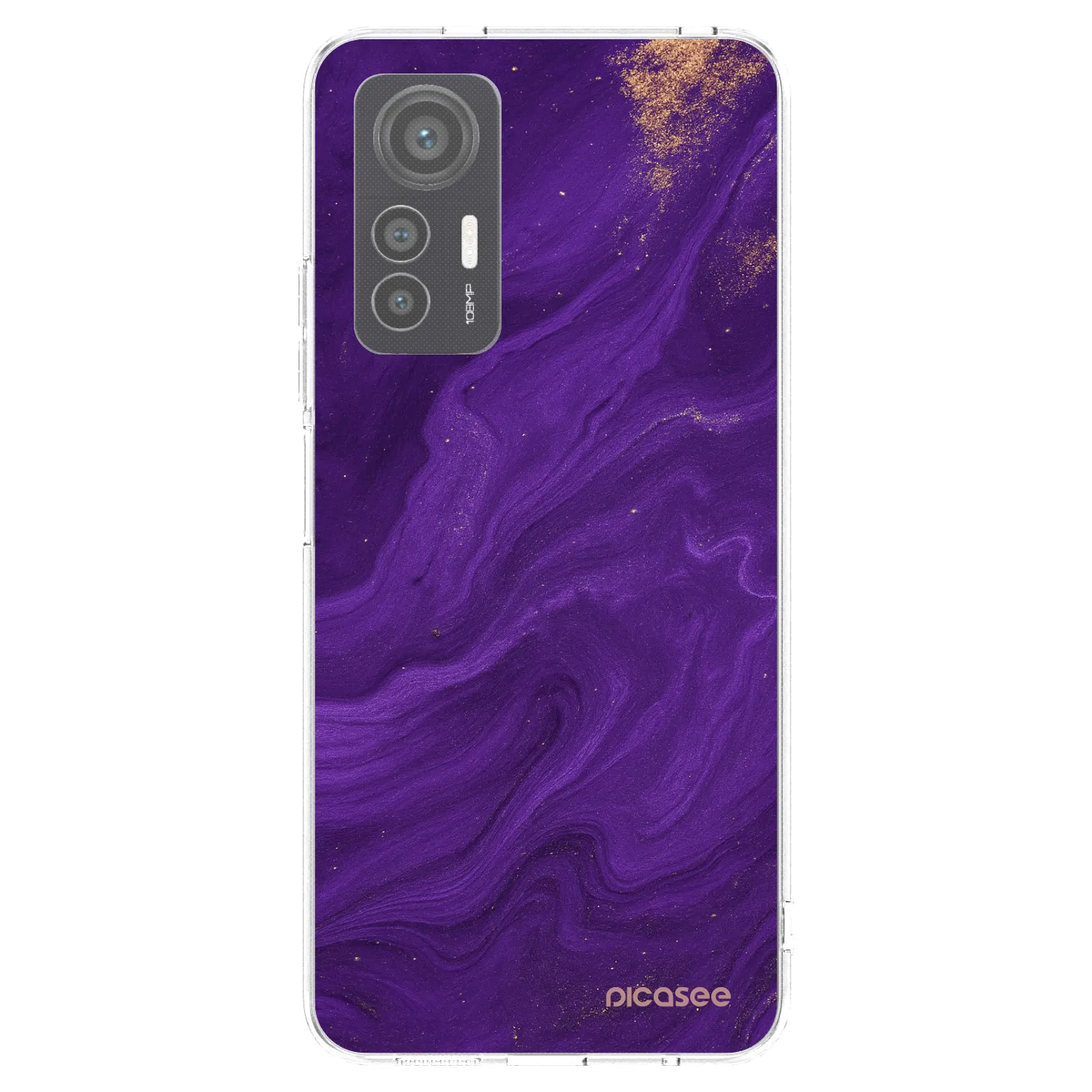 Picasee silikónový prehľadný obal pre Xiaomi 12 Lite - Purple