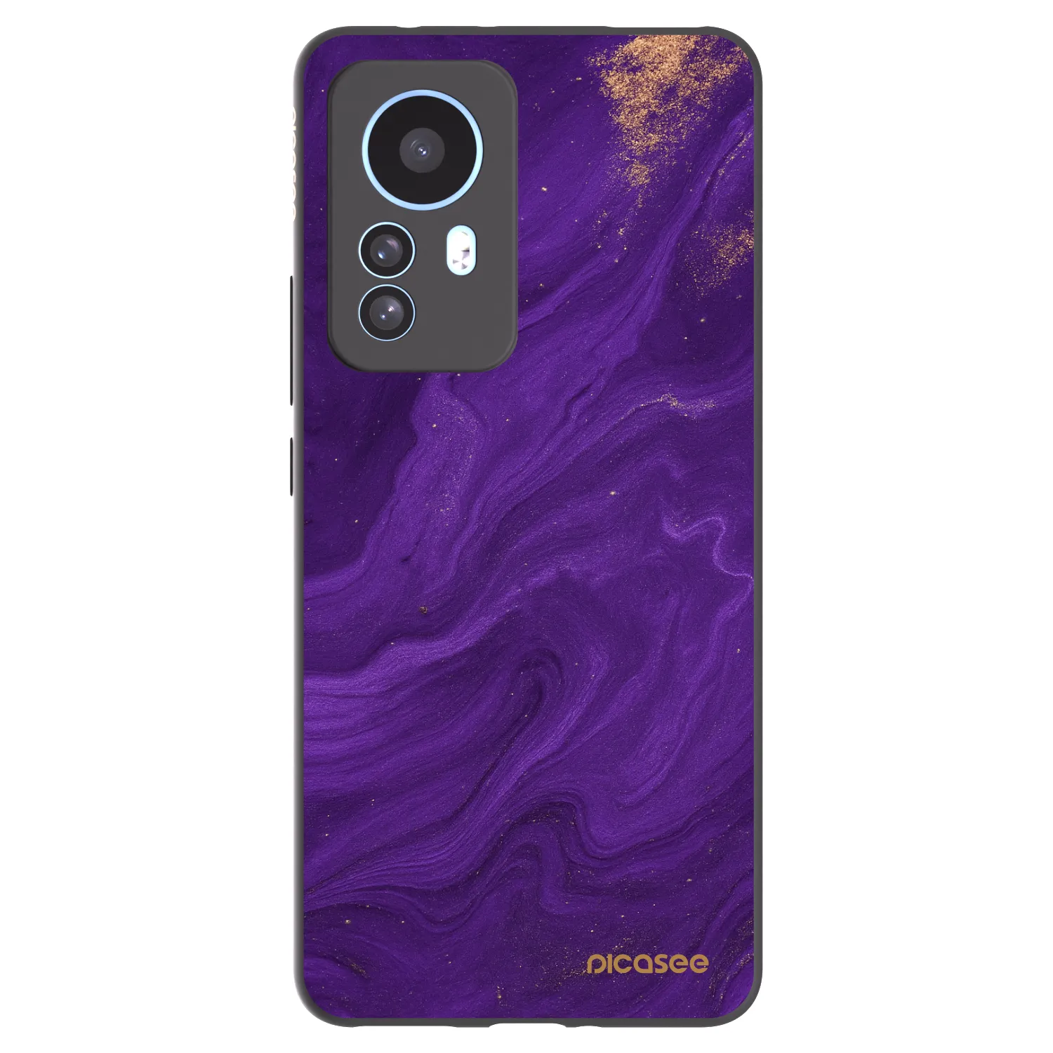 Picasee silikónový čierny obal pre Xiaomi 12T Pro - Purple