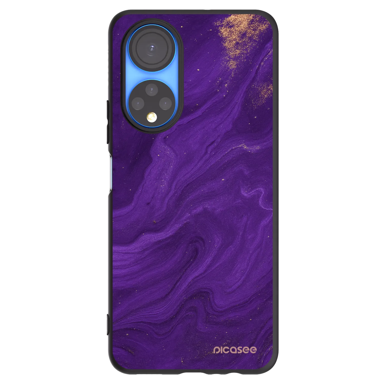 Picasee silikónový čierny obal pre Honor X7 - Purple