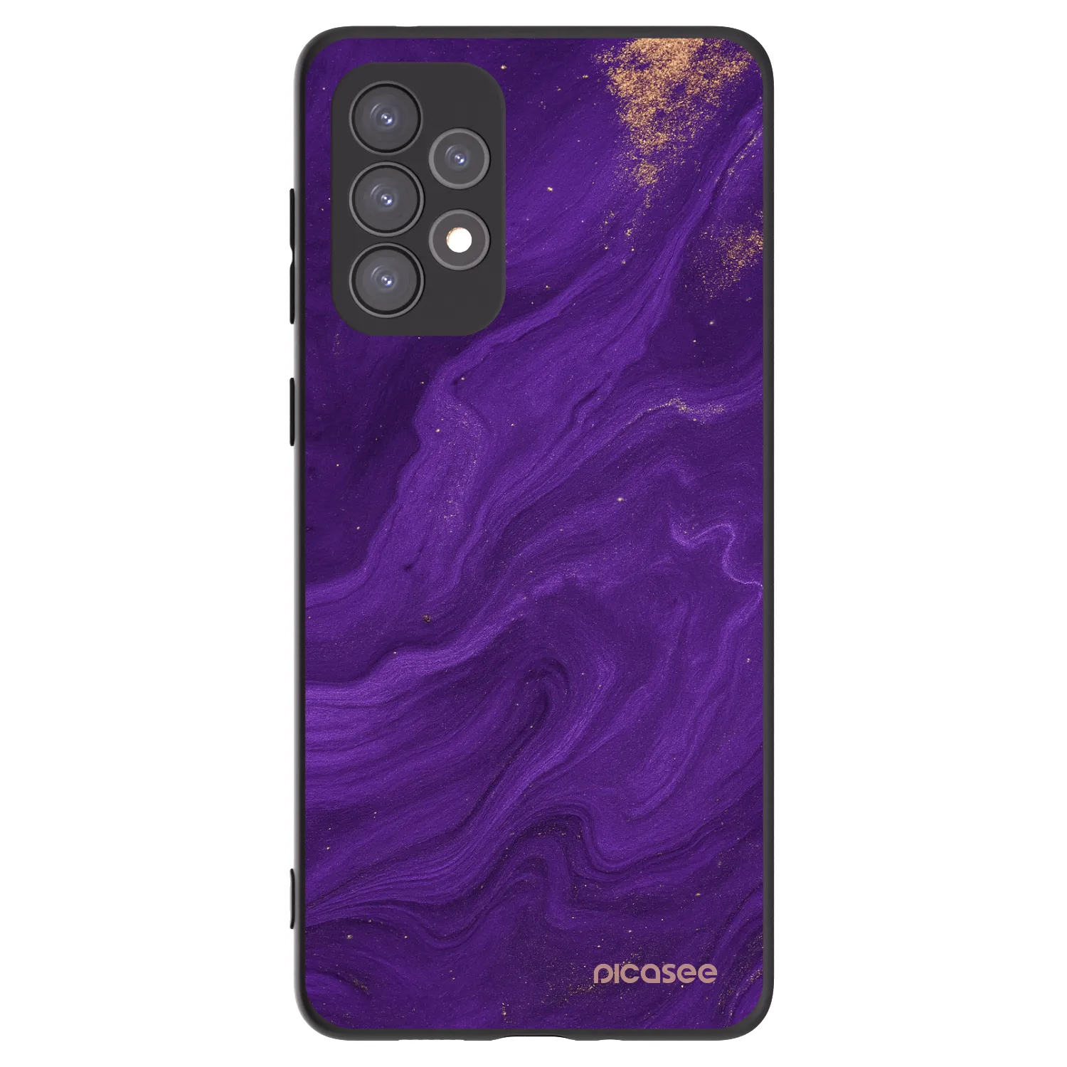 Picasee silikónový čierny obal pre Samsung Galaxy A73 5G - Purple