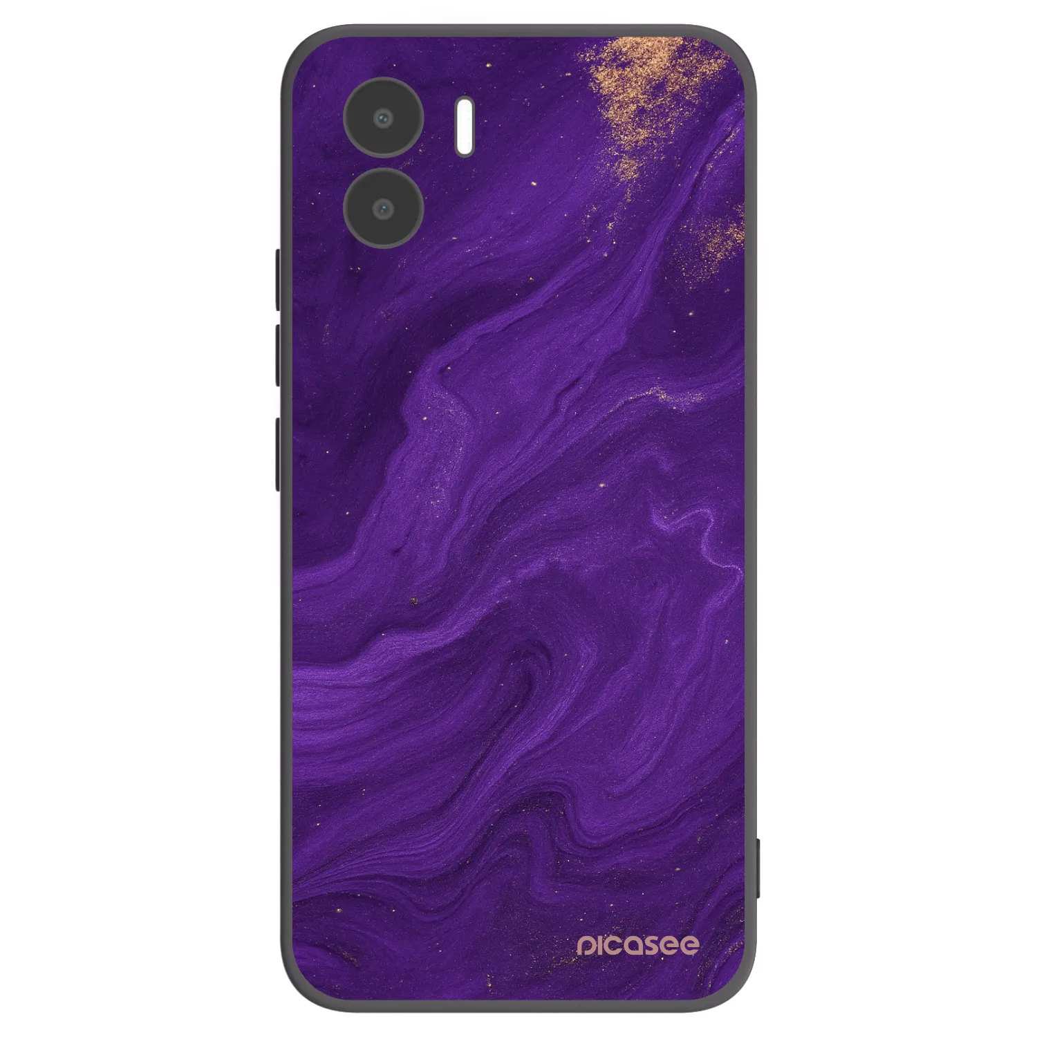 Picasee silikónový čierny obal pre Xiaomi Redmi A1 - Purple