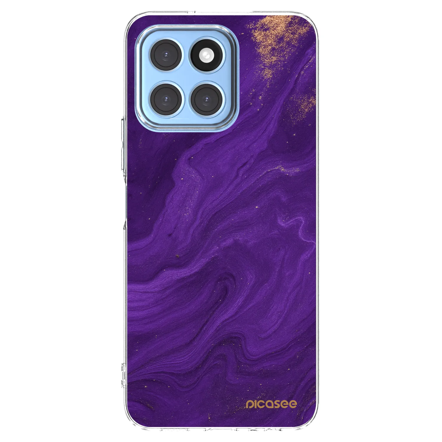 Picasee silikónový prehľadný obal pre Honor X6 - Purple
