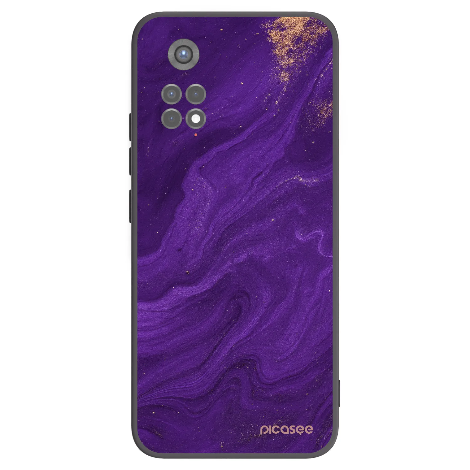 Picasee silikónový čierny obal pre Xiaomi Redmi Note 11S 5G - Purple