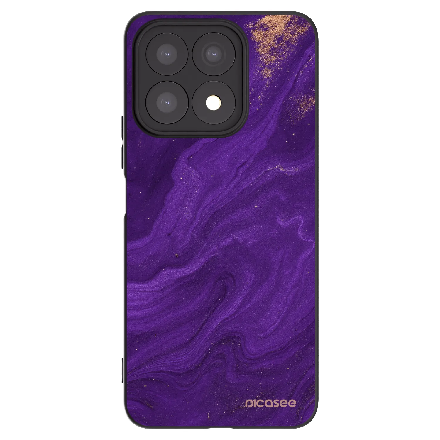 Picasee silikónový čierny obal pre Honor X8a - Purple