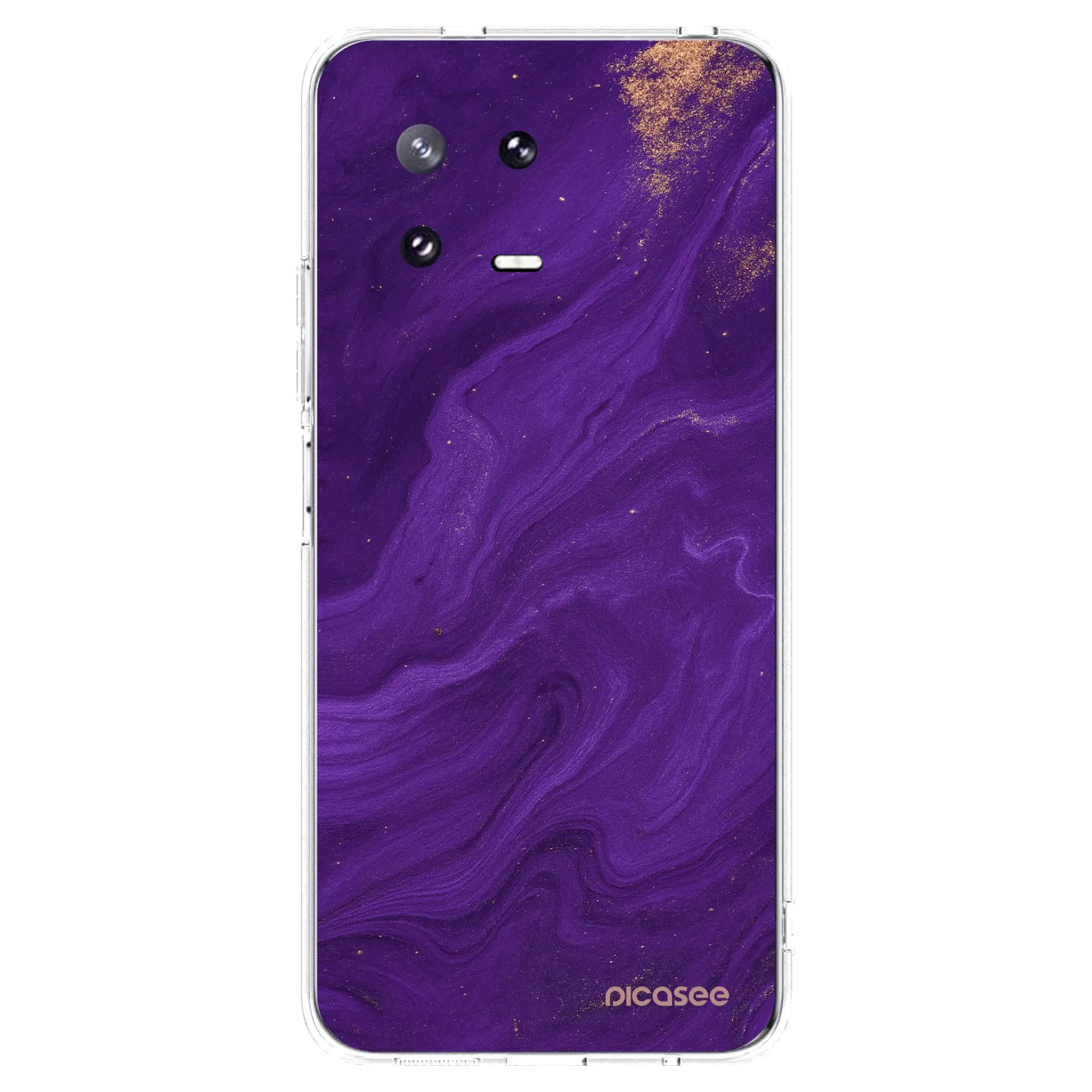 Picasee silikónový prehľadný obal pre Xiaomi 13 Pro - Purple