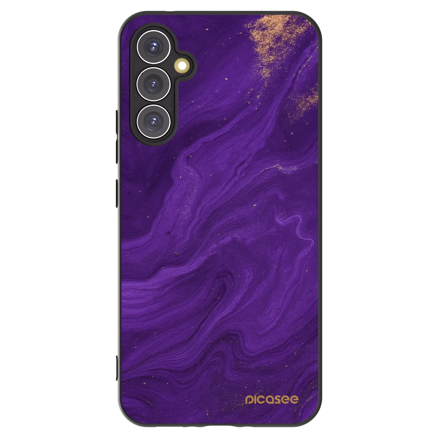 Picasee silikónový čierny obal pre Samsung Galaxy A34 5G A346B - Purple