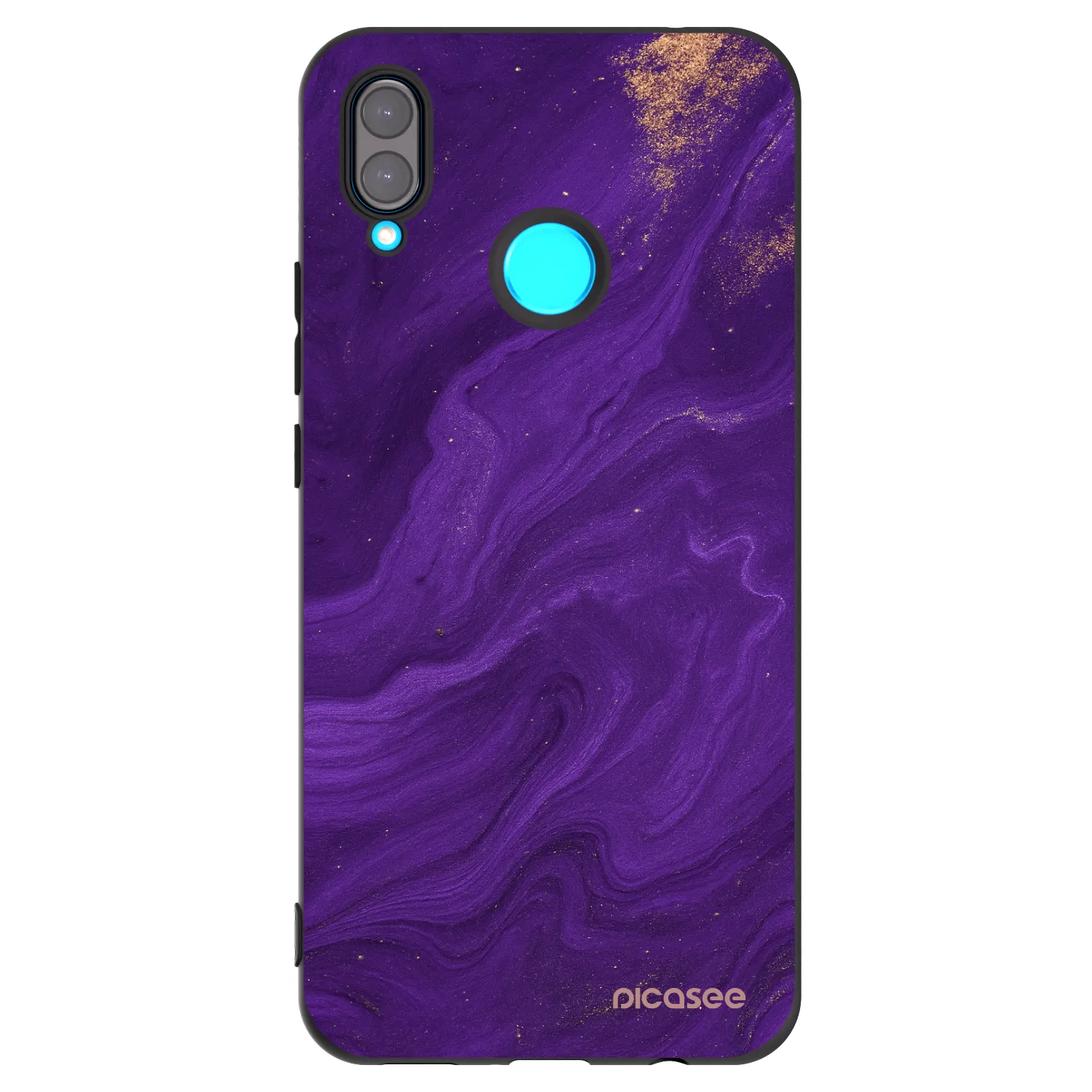 Picasee silikónový čierny obal pre Huawei Nova 3 - Purple
