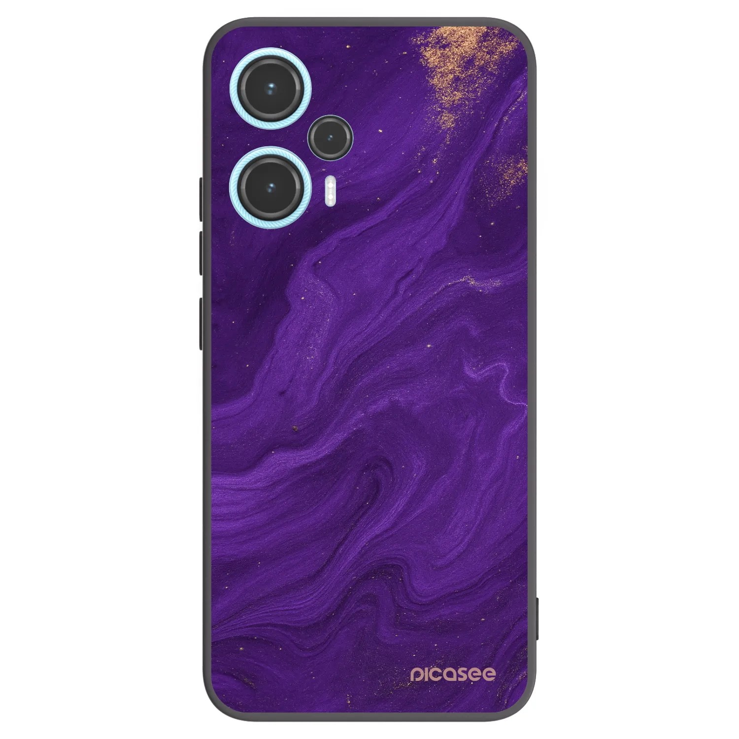 Picasee silikónový čierny obal pre Xiaomi Poco F5 - Purple