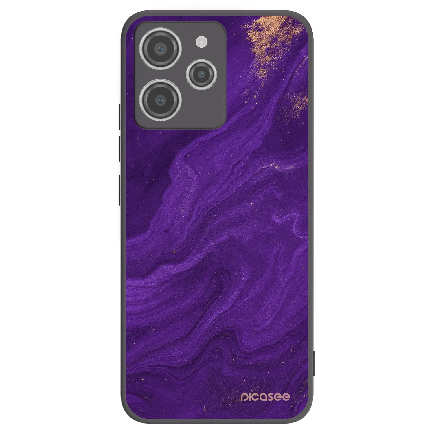 Picasee silikónový čierny obal pre Xiaomi Redmi 12 4G - Purple