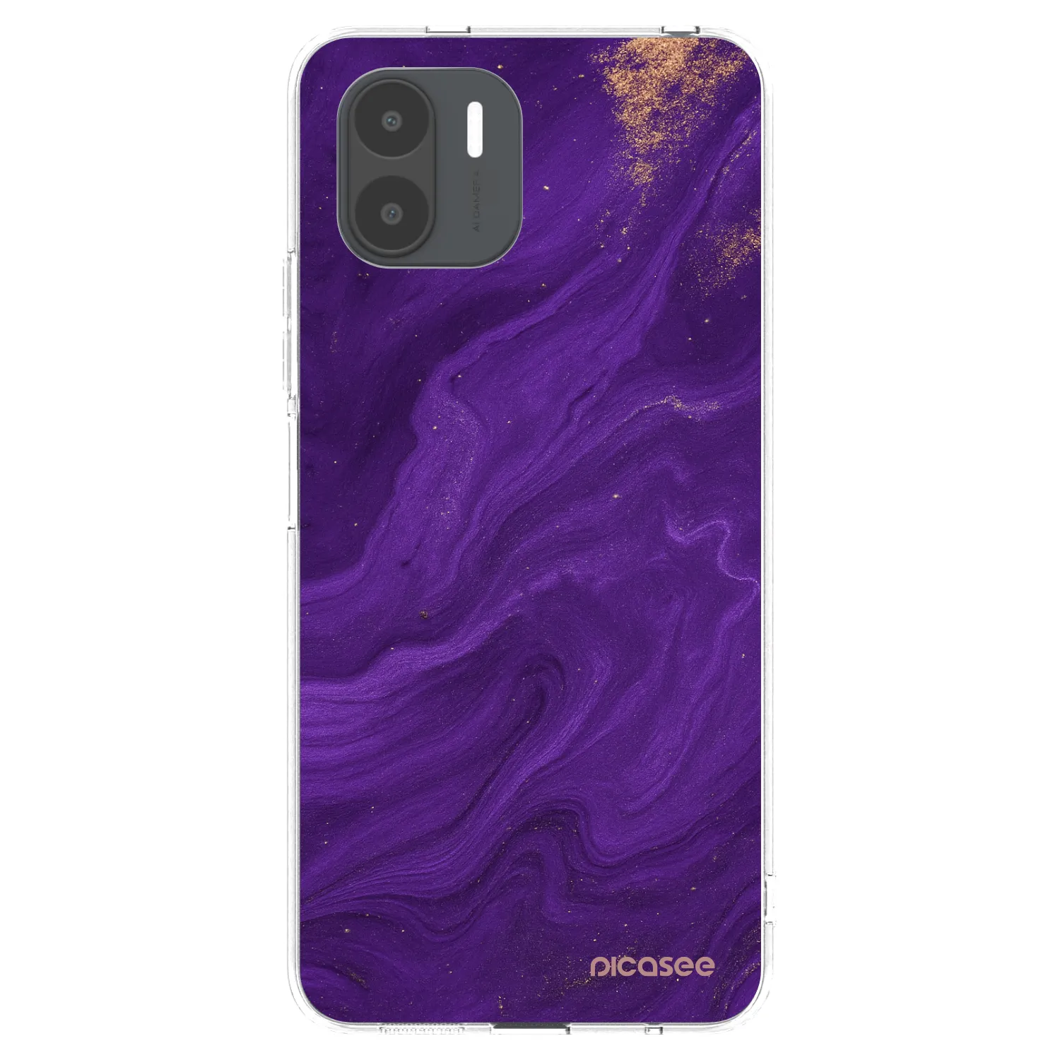 Picasee silikónový prehľadný obal pre Xiaomi Redmi A2 - Purple