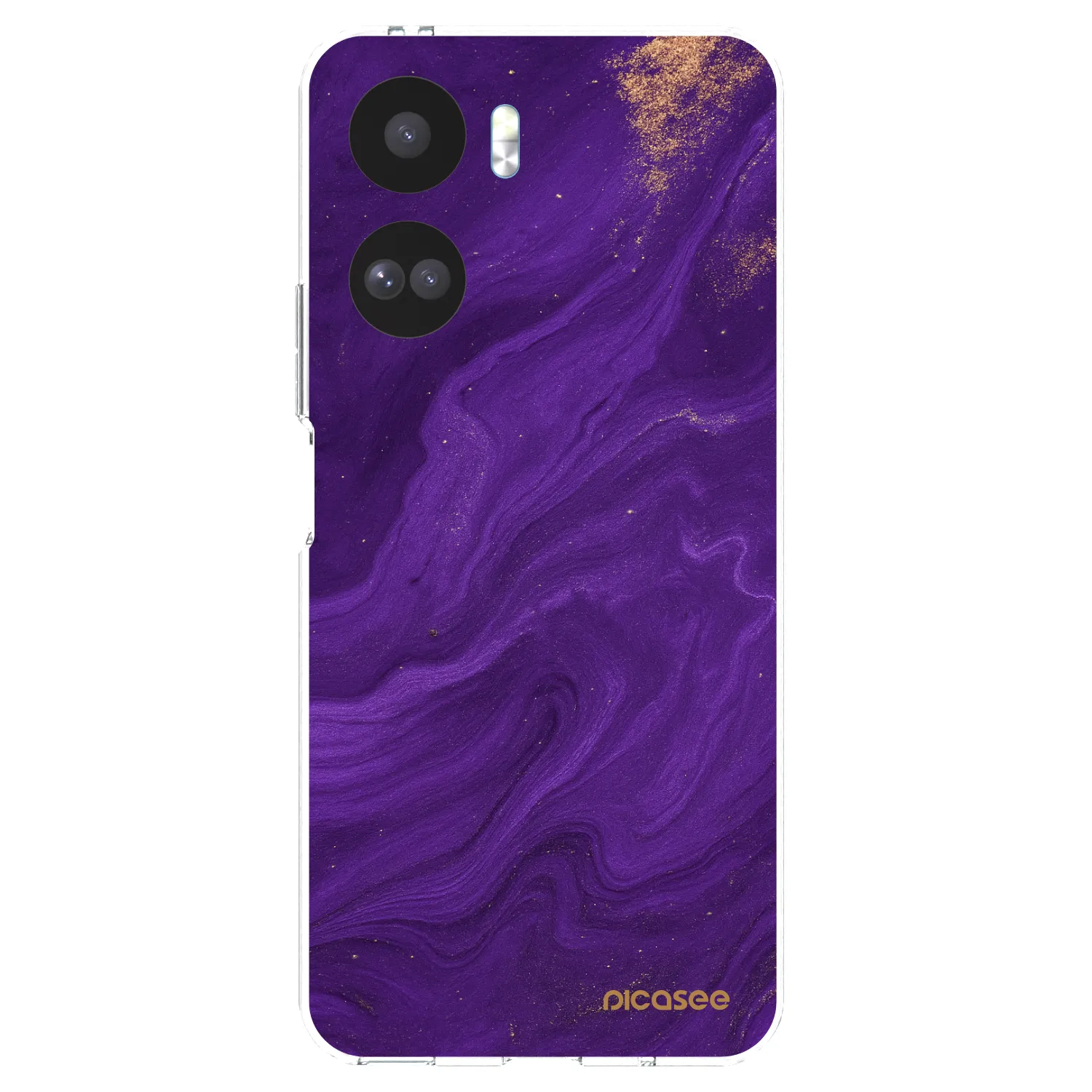 Picasee silikónový prehľadný obal pre Honor 90 Lite 5G - Purple