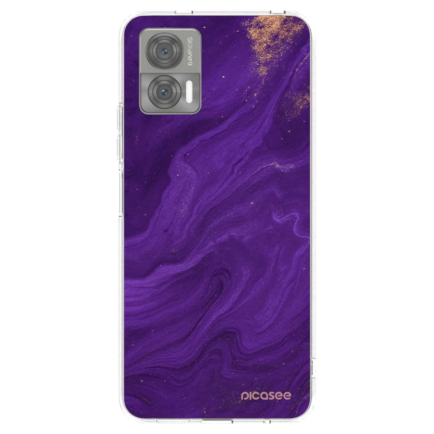 Silikónový prehľadný obal pre Motorola Edge 30 Neo - Purple