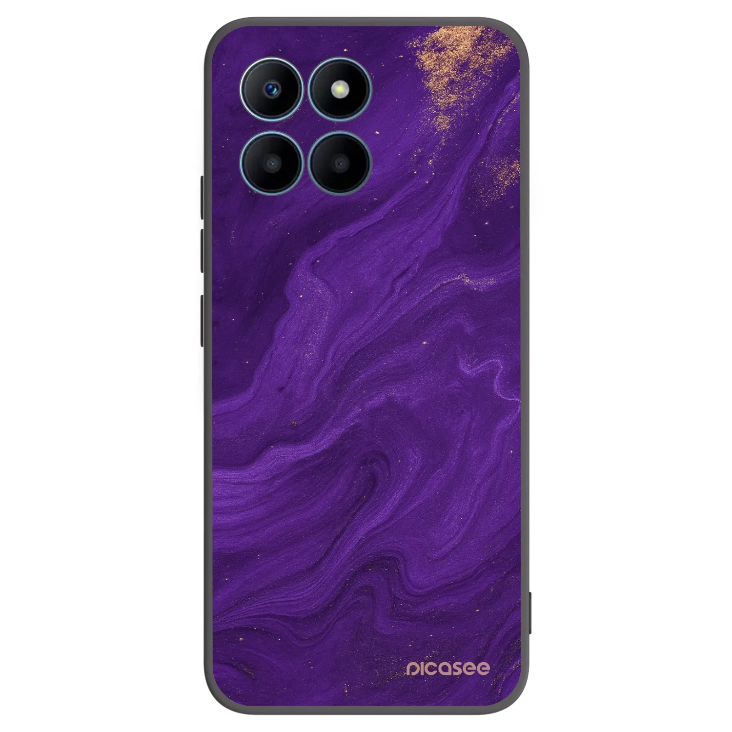 Picasee silikónový čierny obal pre Honor 70 Lite - Purple