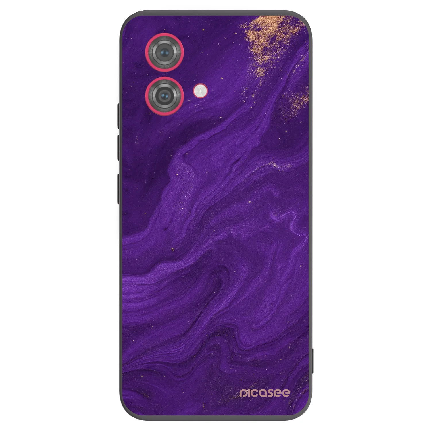 Picasee silikónový čierny obal pre Motorola Moto G84 5G - Purple