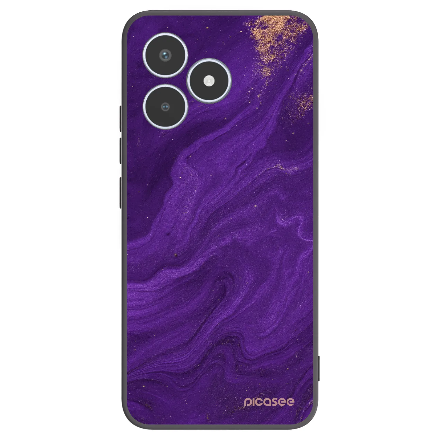 Picasee silikónový čierny obal pre Realme C53 - Purple