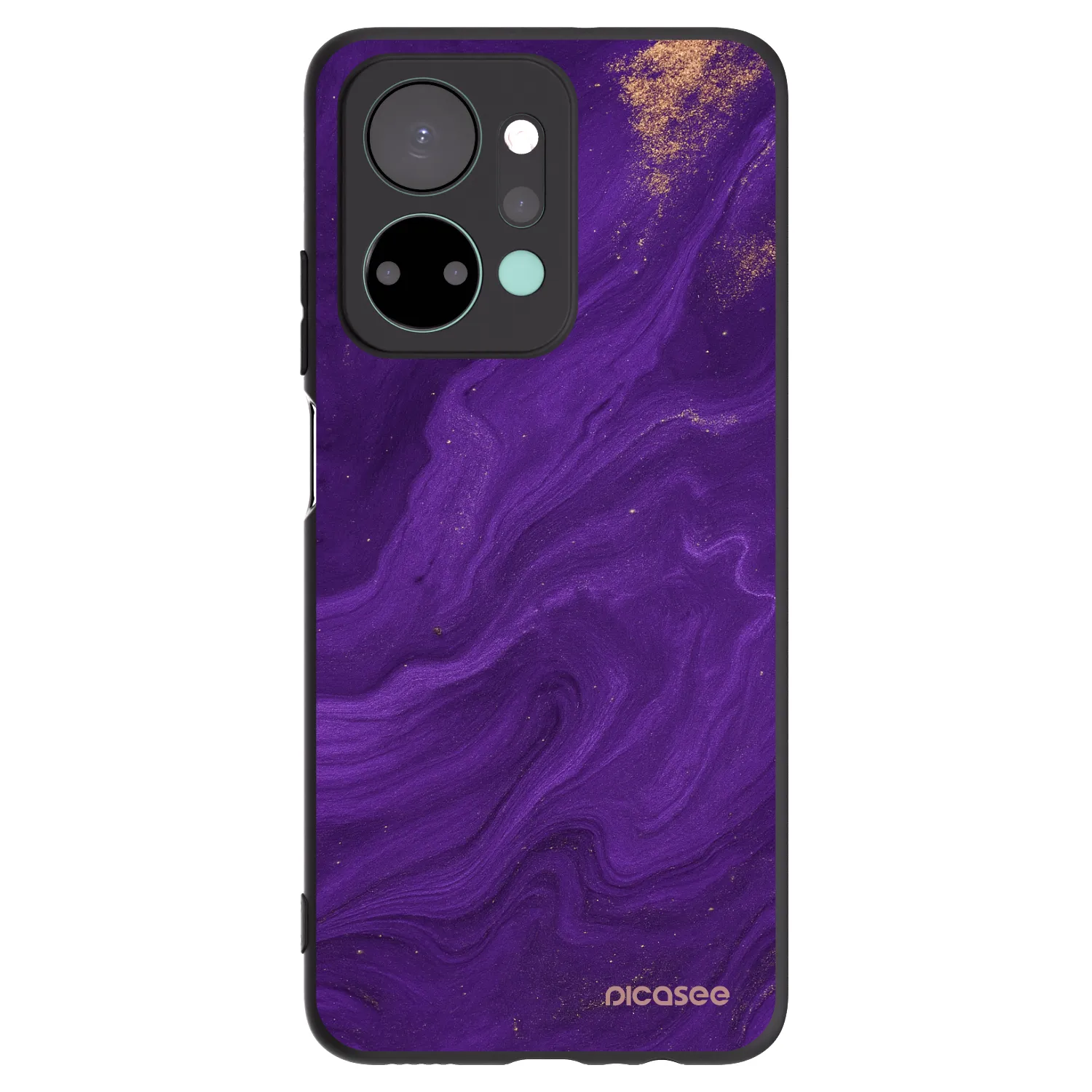 Picasee silikónový čierny obal pre Honor X7a - Purple