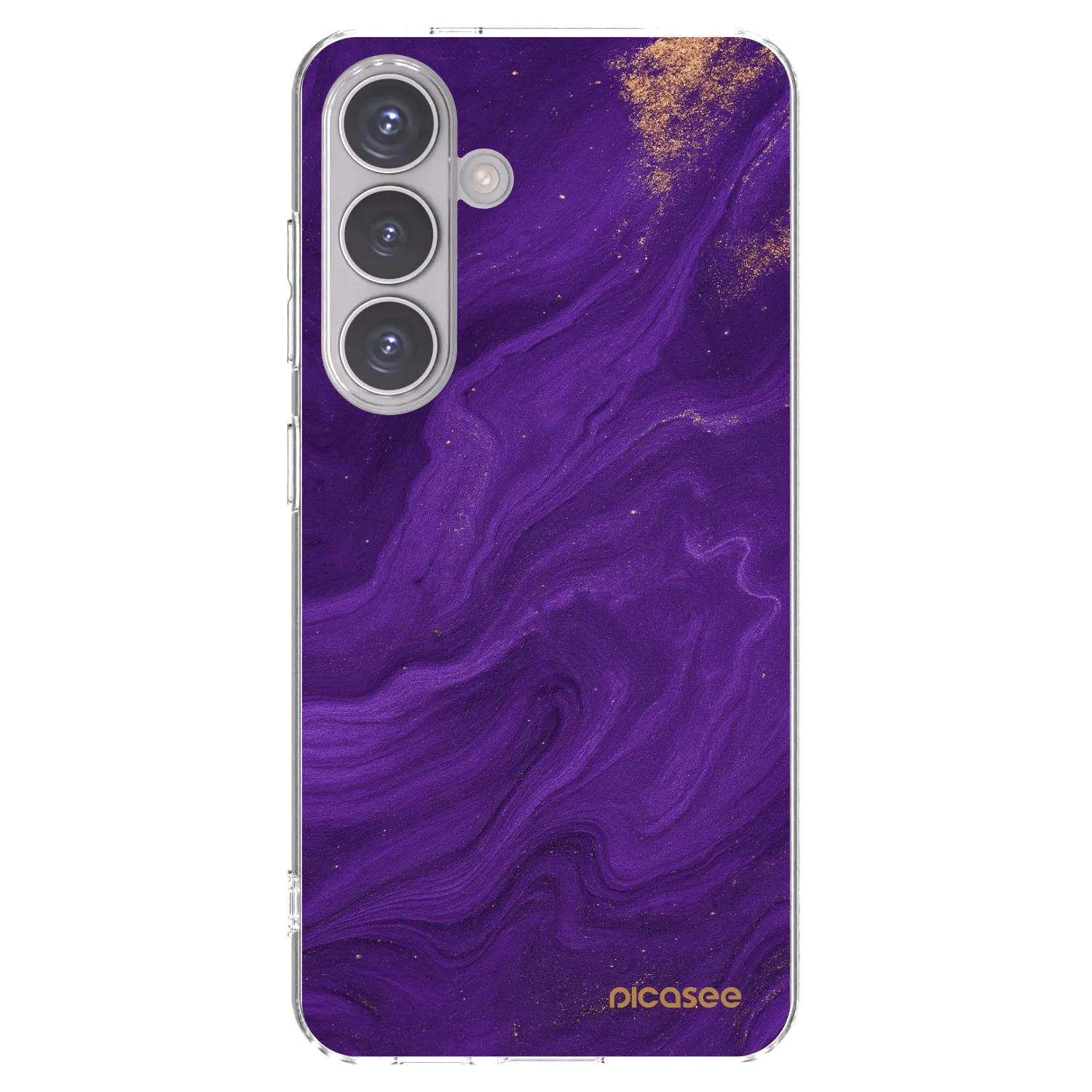 Picasee silikónový prehľadný obal pre Samsung Galaxy S24 S921B 5G - Purple