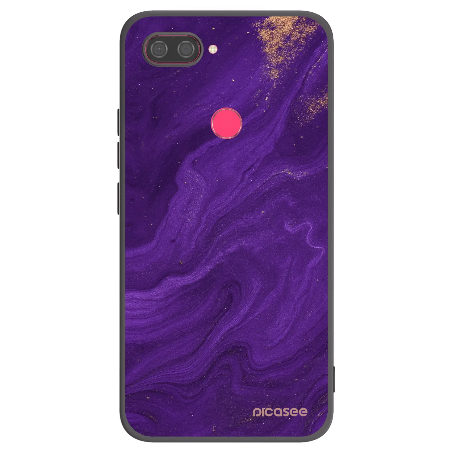 Picasee silikónový čierny obal pre Xiaomi Mi 8 Lite - Purple