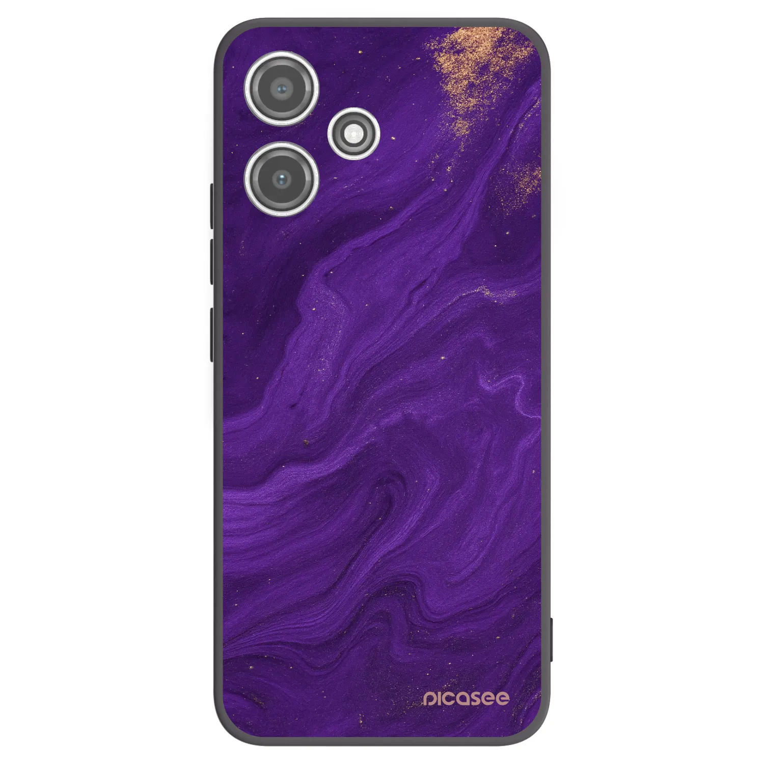 Picasee silikónový čierny obal pre Xiaomi Redmi 12 5G - Purple