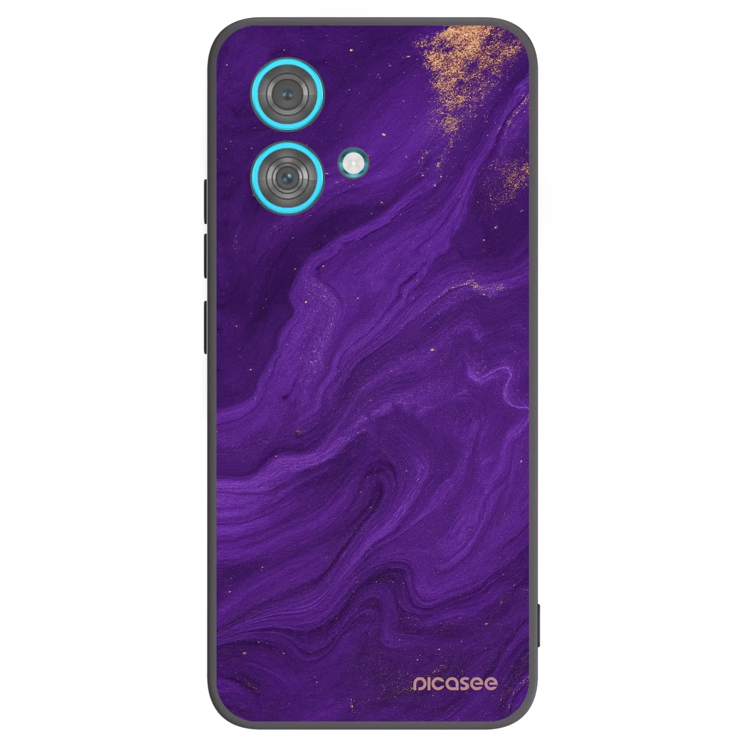 Picasee silikónový čierny obal pre Motorola Edge 40 Neo - Purple