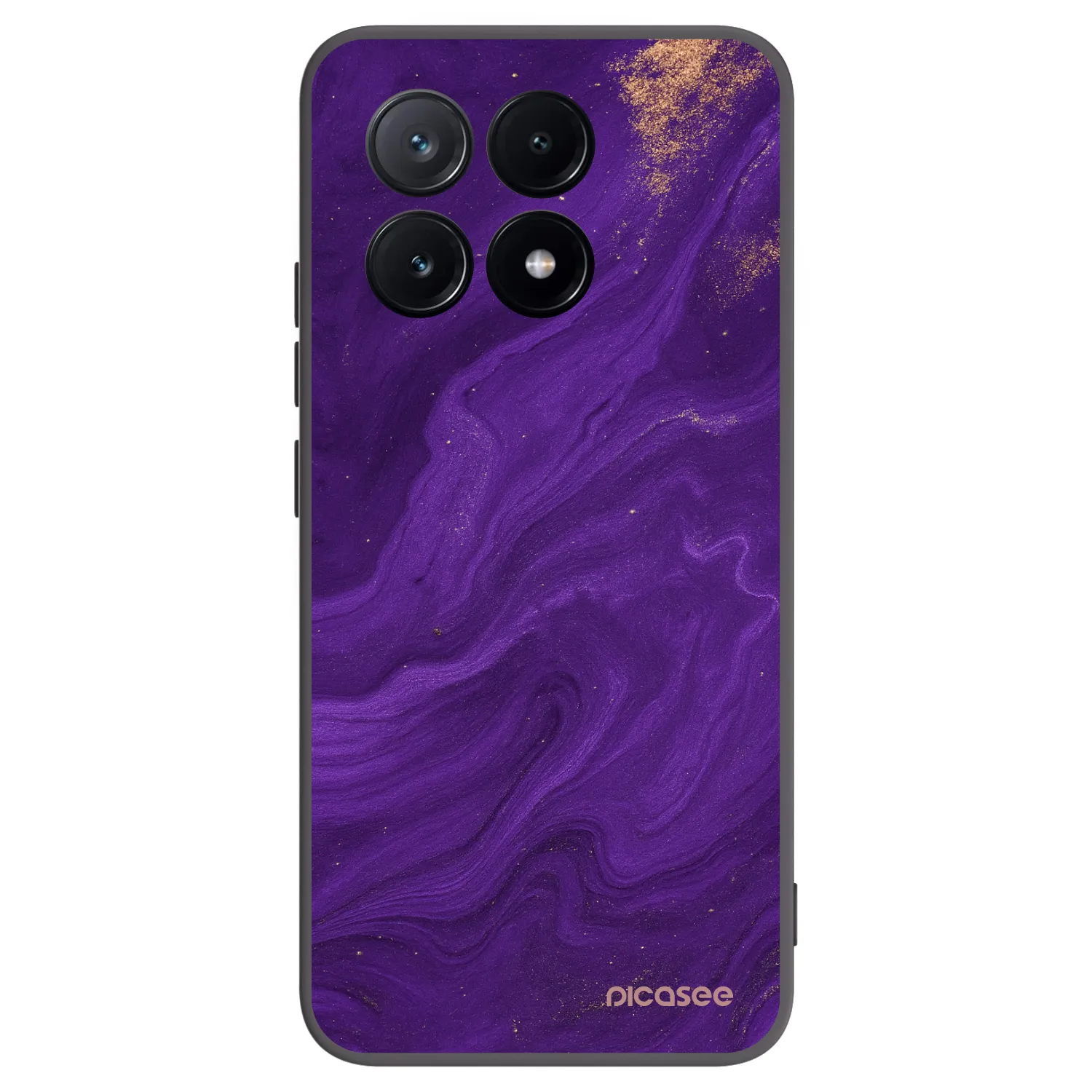Picasee silikónový čierny obal pre Xiaomi Poco X6 Pro - Purple