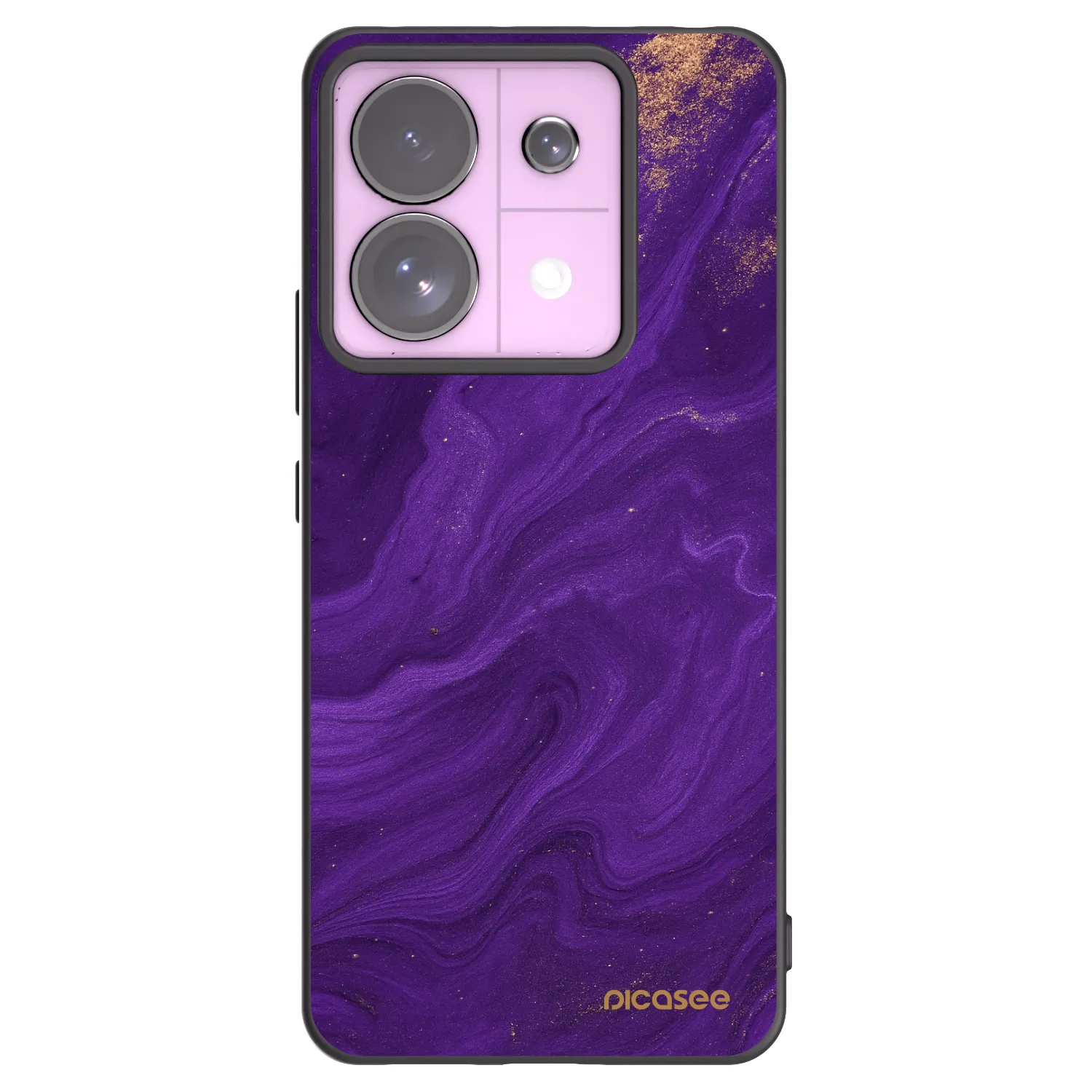 Picasee silikónový čierny obal pre Xiaomi Redmi Note 13 Pro 5G - Purple