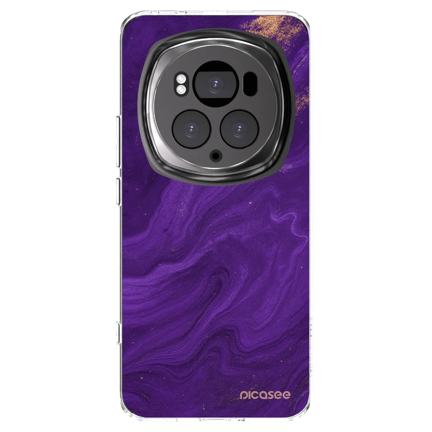 Picasee silikónový prehľadný obal pre Honor Magic6 Pro - Purple