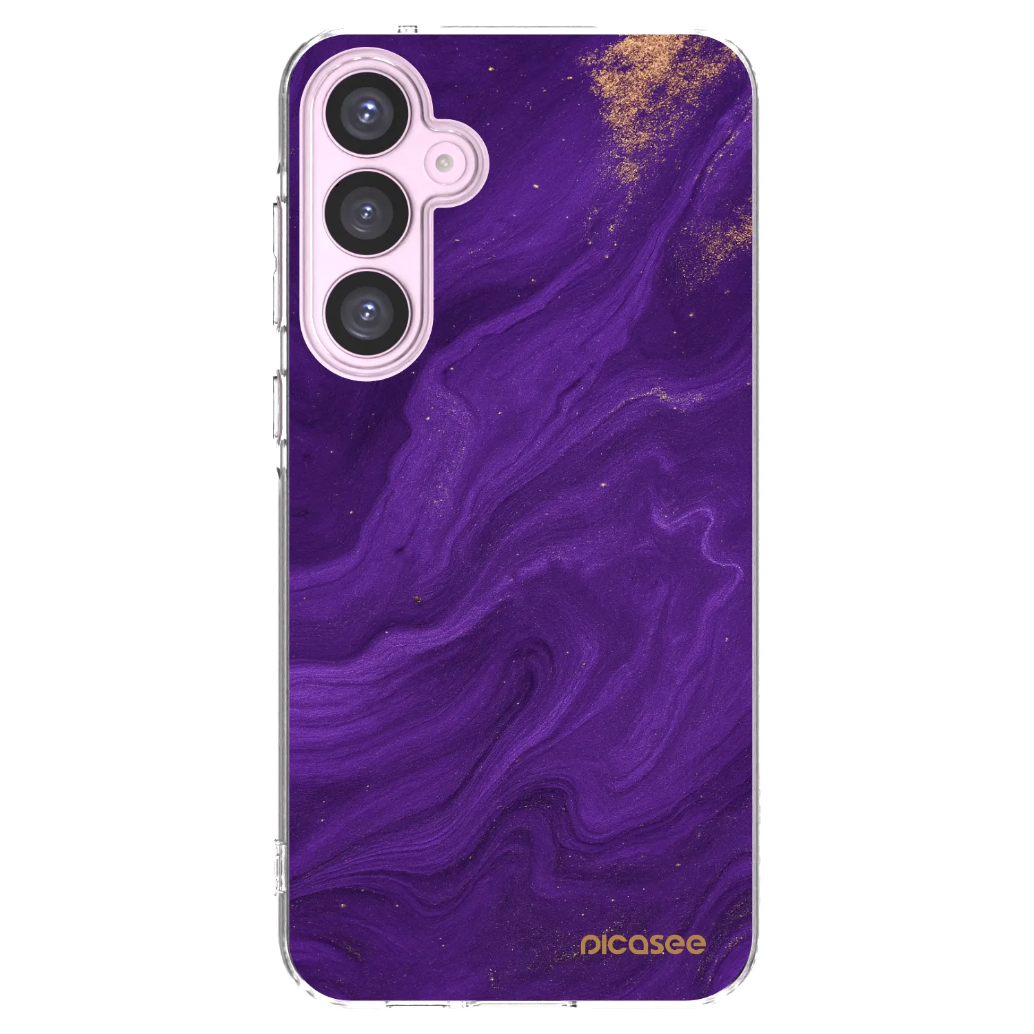 Picasee silikónový prehľadný obal pre Samsung Galaxy A55 5G A556B - Purple