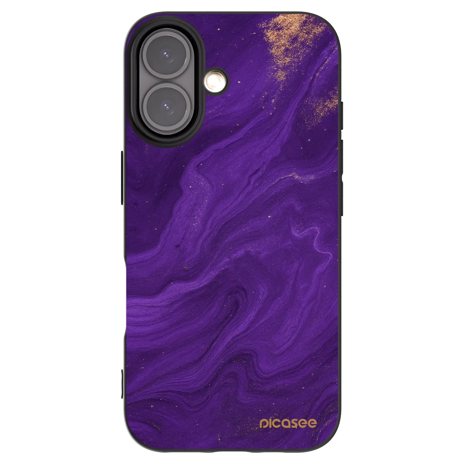 Picasee silikónový čierny obal pre Apple iPhone 16 - Purple