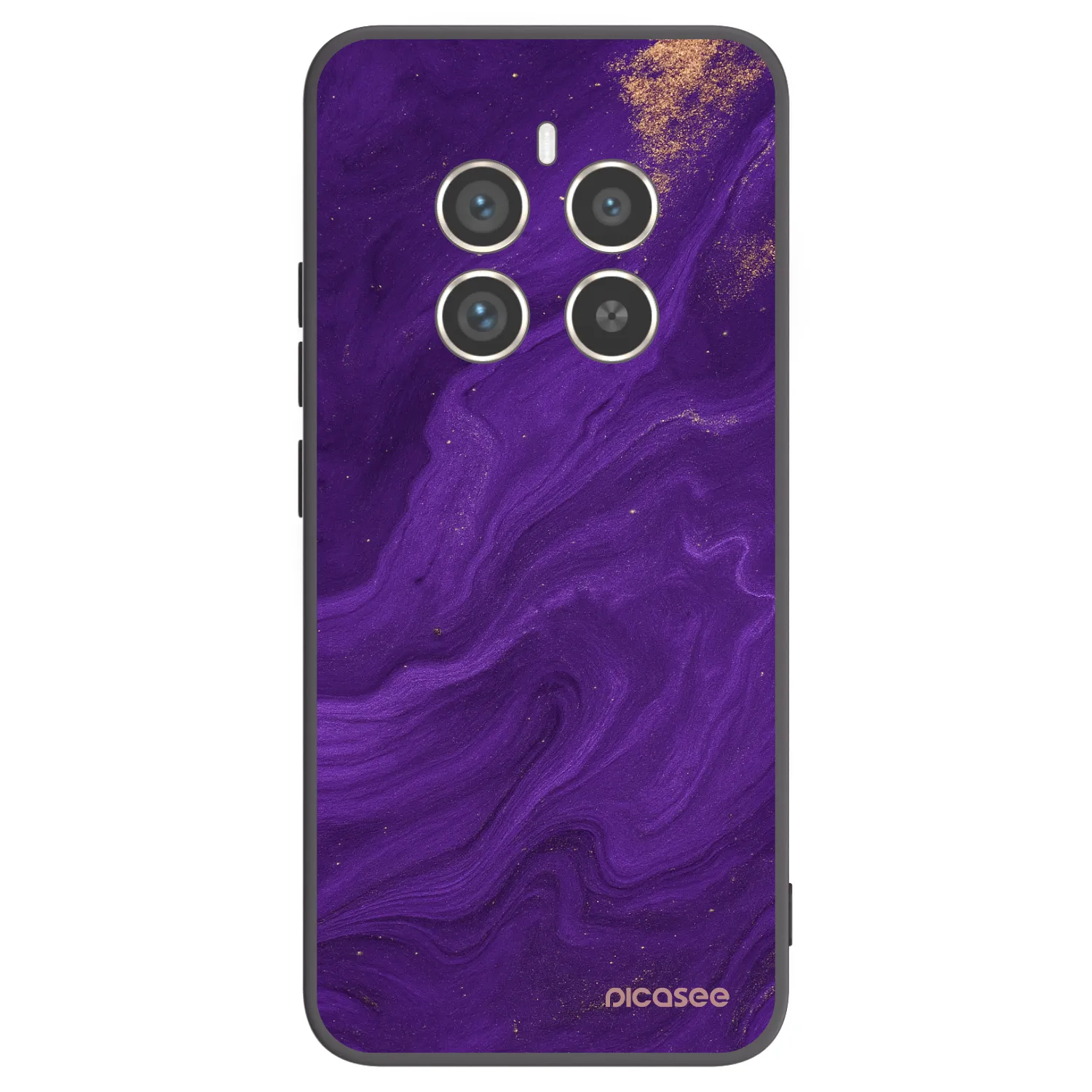 Picasee silikónový čierny obal pre Realme 12 Pro 5G - Purple