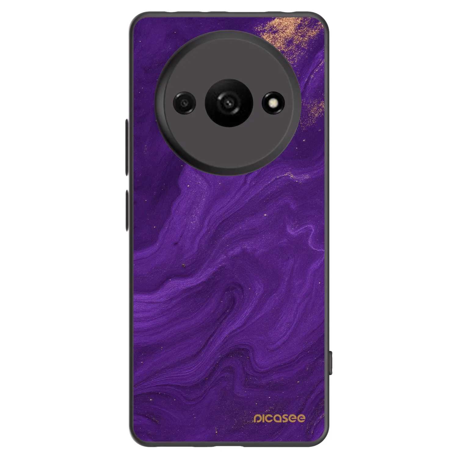 Picasee silikónový čierny obal pre Xiaomi Redmi A3 - Purple