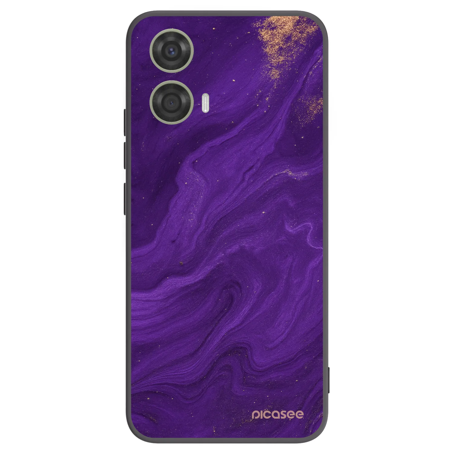 Picasee silikónový čierny obal pre Motorola Moto G24 - Purple