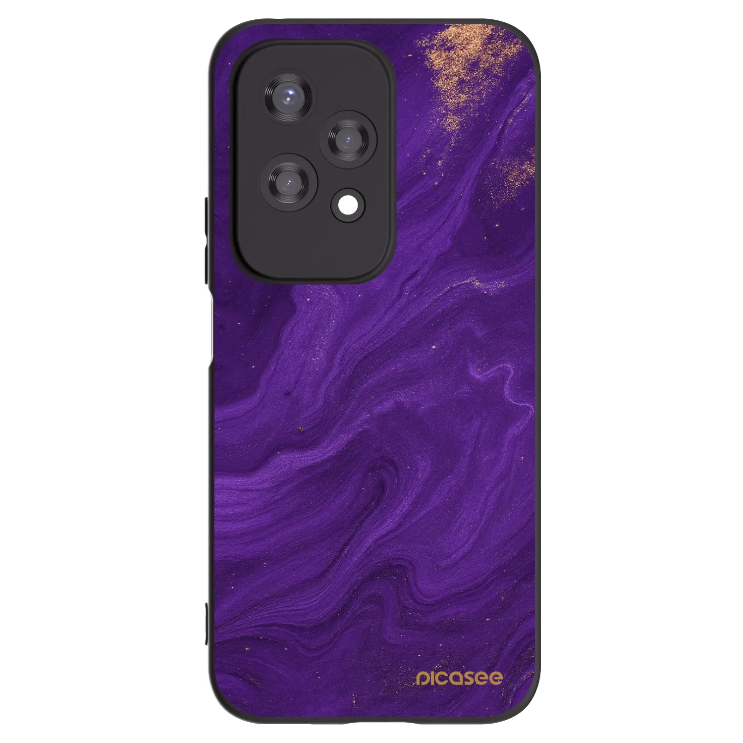 Silikónový čierny obal pre Honor 200 Lite - Purple