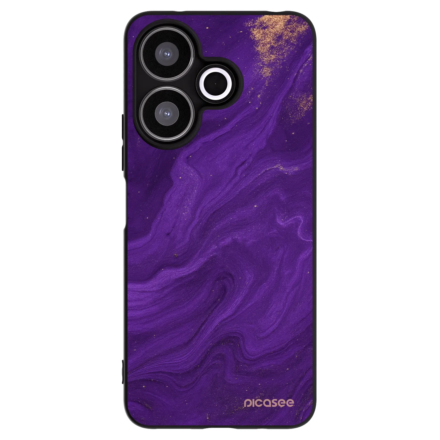 Picasee silikónový čierny obal pre Xiaomi Redmi 13 4G - Purple