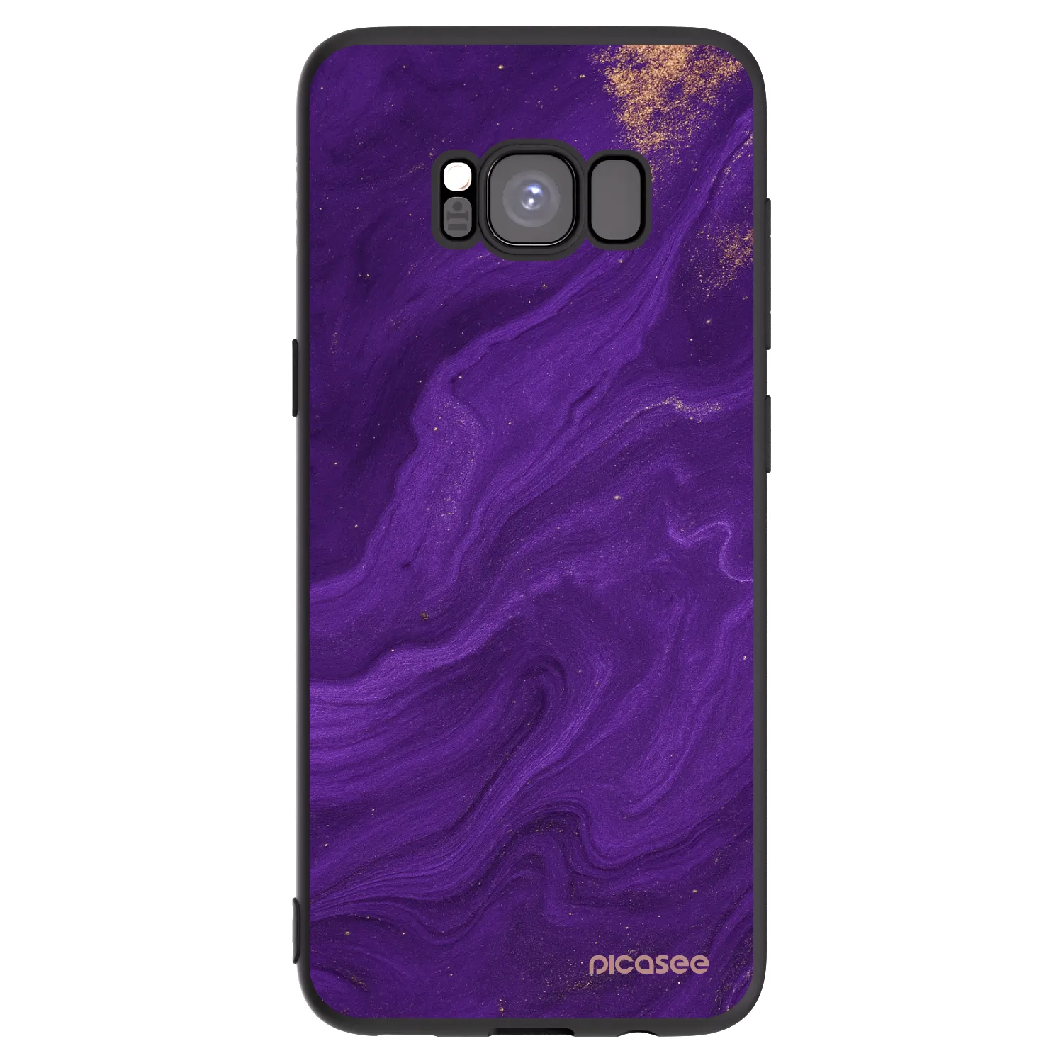 Picasee silikónový čierny obal pre Samsung Galaxy S8 G950F - Purple