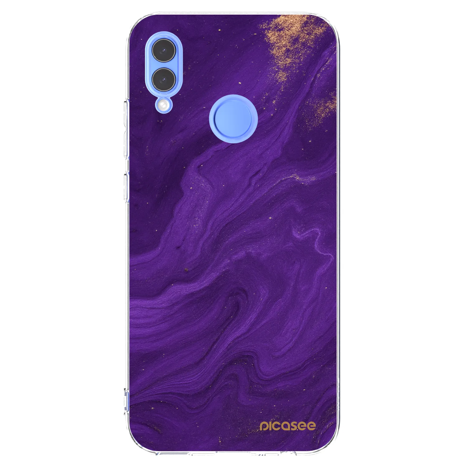 Picasee silikónový prehľadný obal pre Huawei P Smart 2019 - Purple