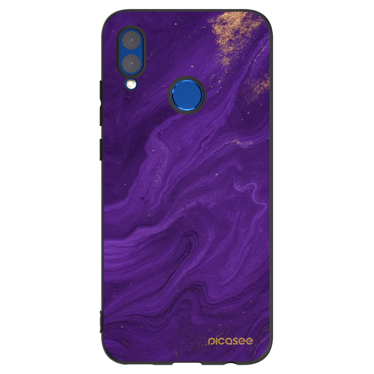 Picasee silikónový čierny obal pre Honor 10 Lite - Purple