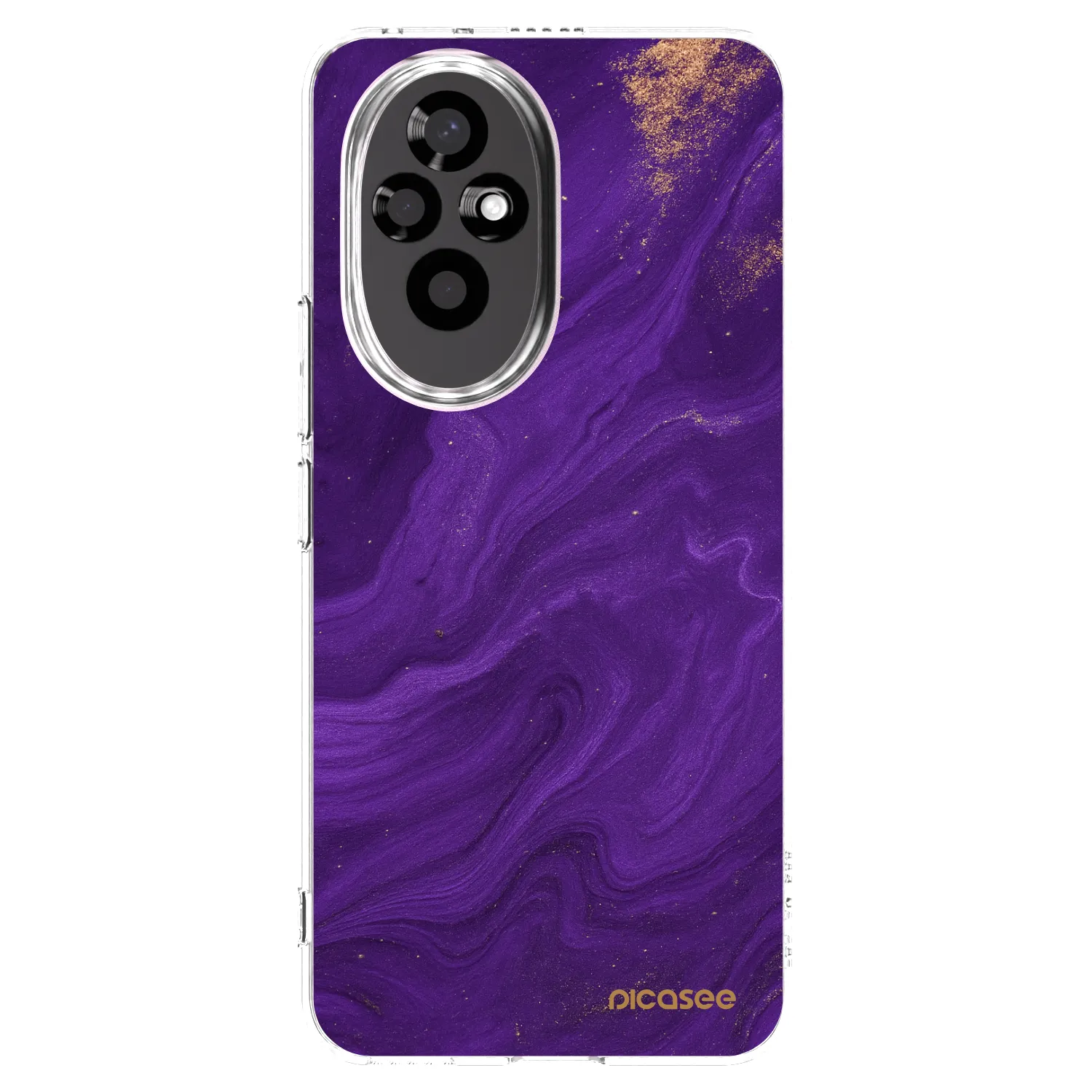 Picasee silikónový prehľadný obal pre Honor 200 5G - Purple