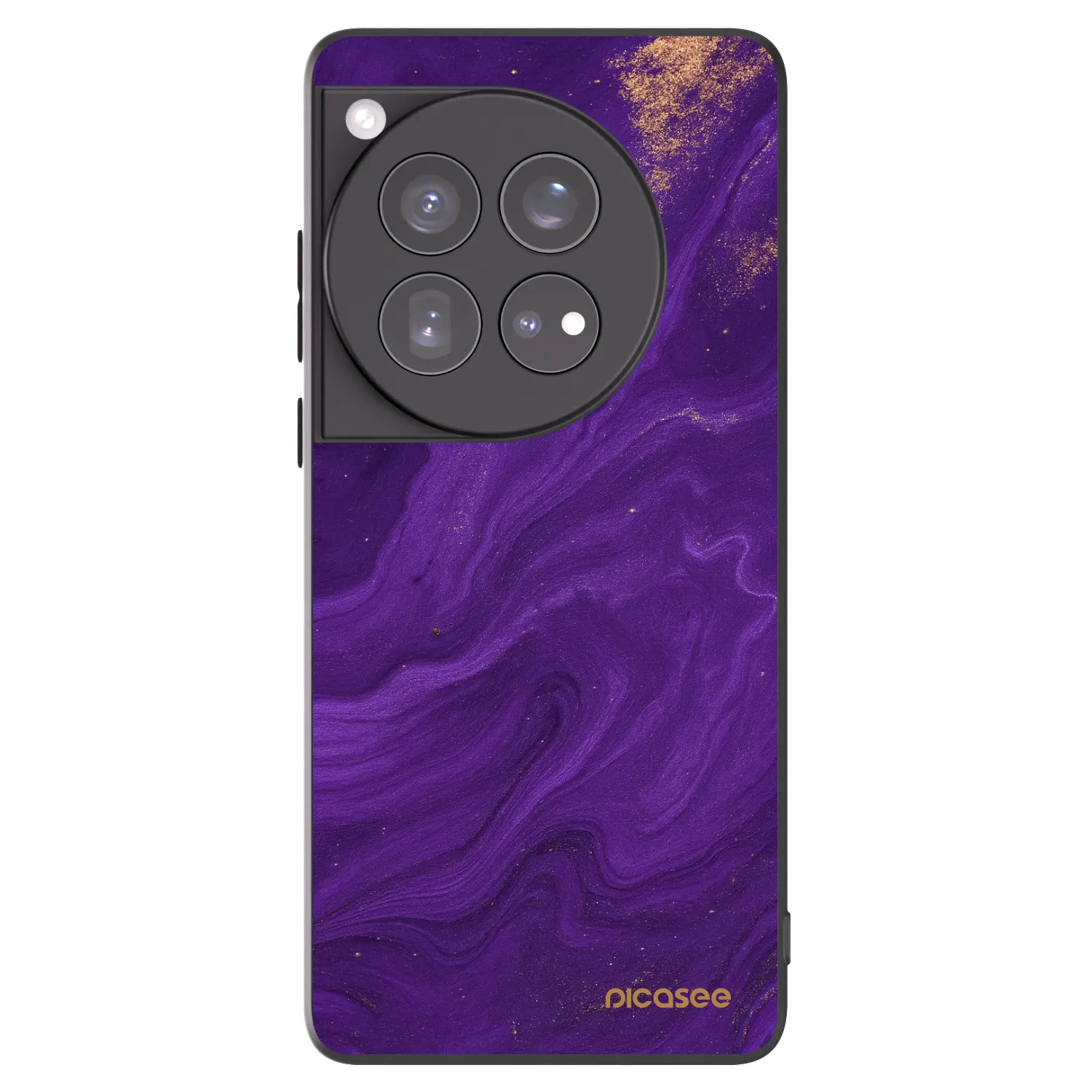 Picasee silikónový čierny obal pre OnePlus 12 5G - Purple