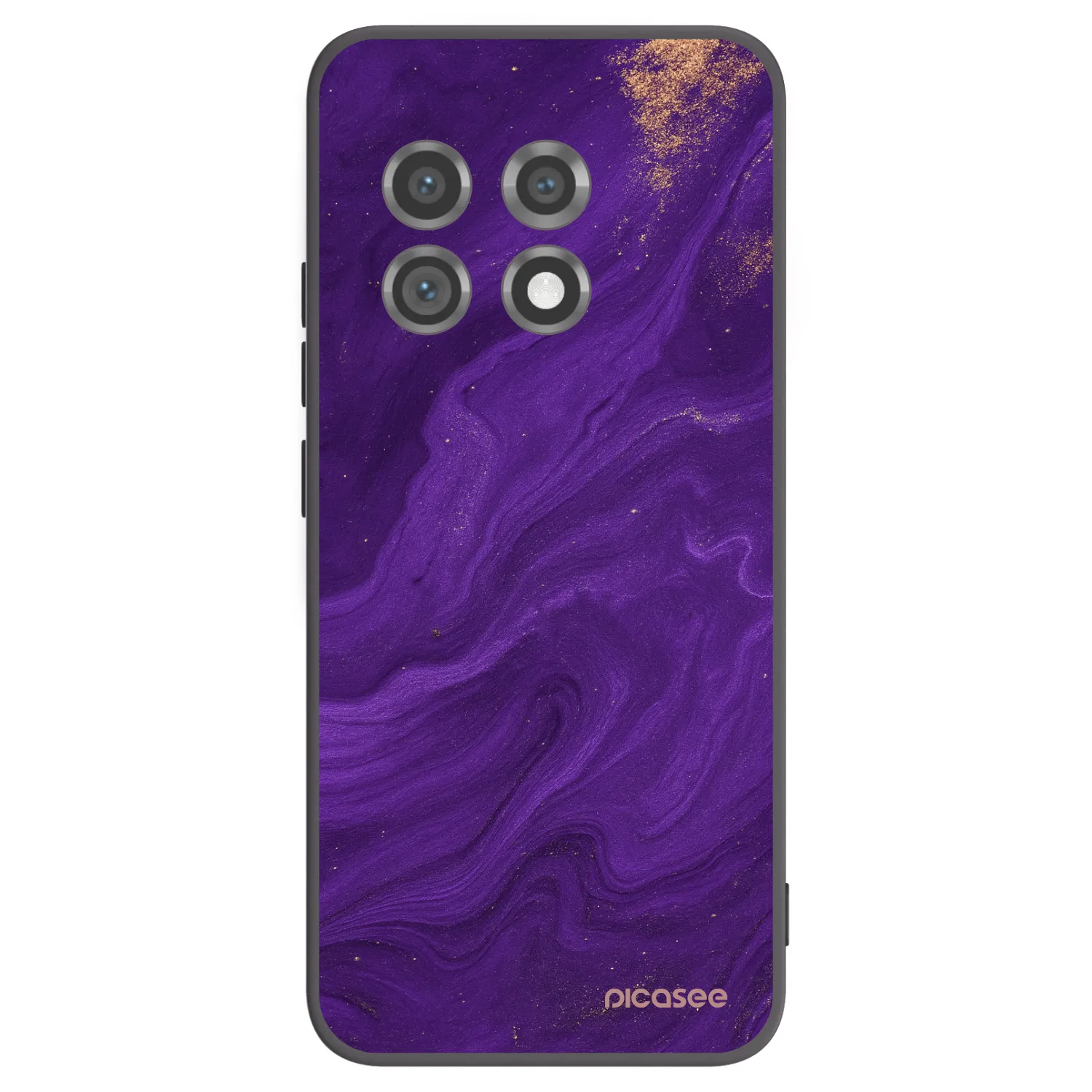 Picasee silikónový čierny obal pre OnePlus 11 5G - Purple