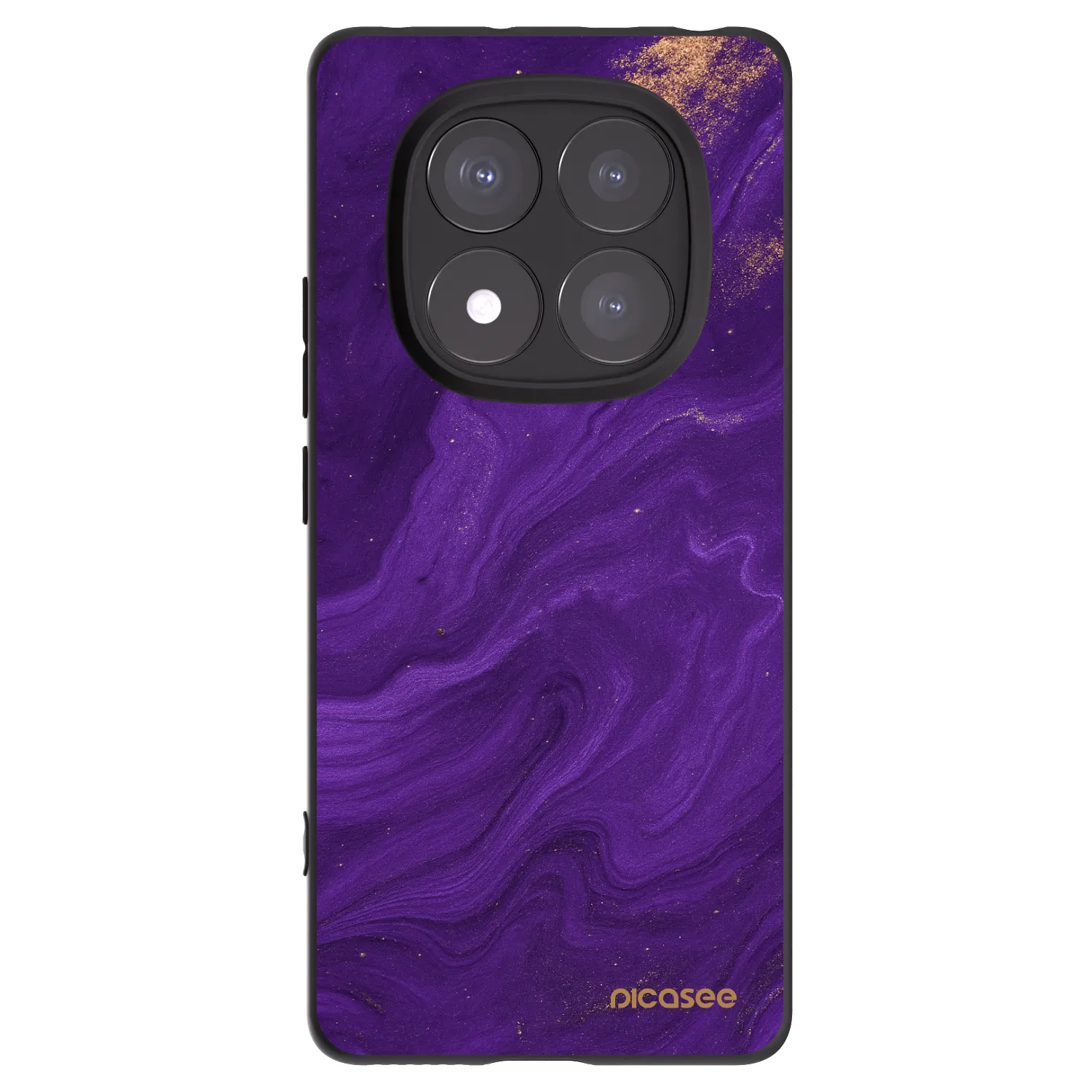 Picasee silikónový čierny obal pre Xiaomi Redmi Note 14 Pro+ 5G - Purple