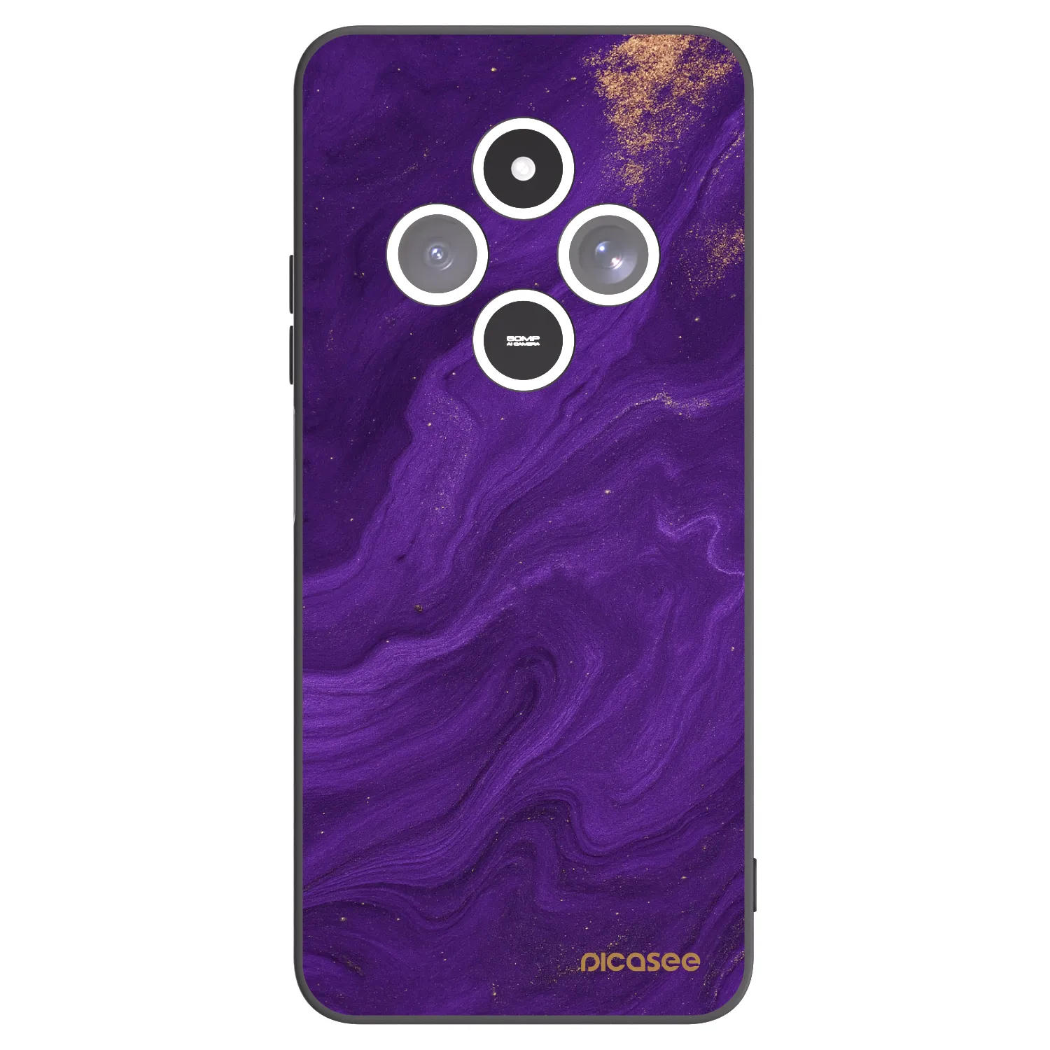Picasee silikónový čierny obal pre Xiaomi Redmi 14C - Purple