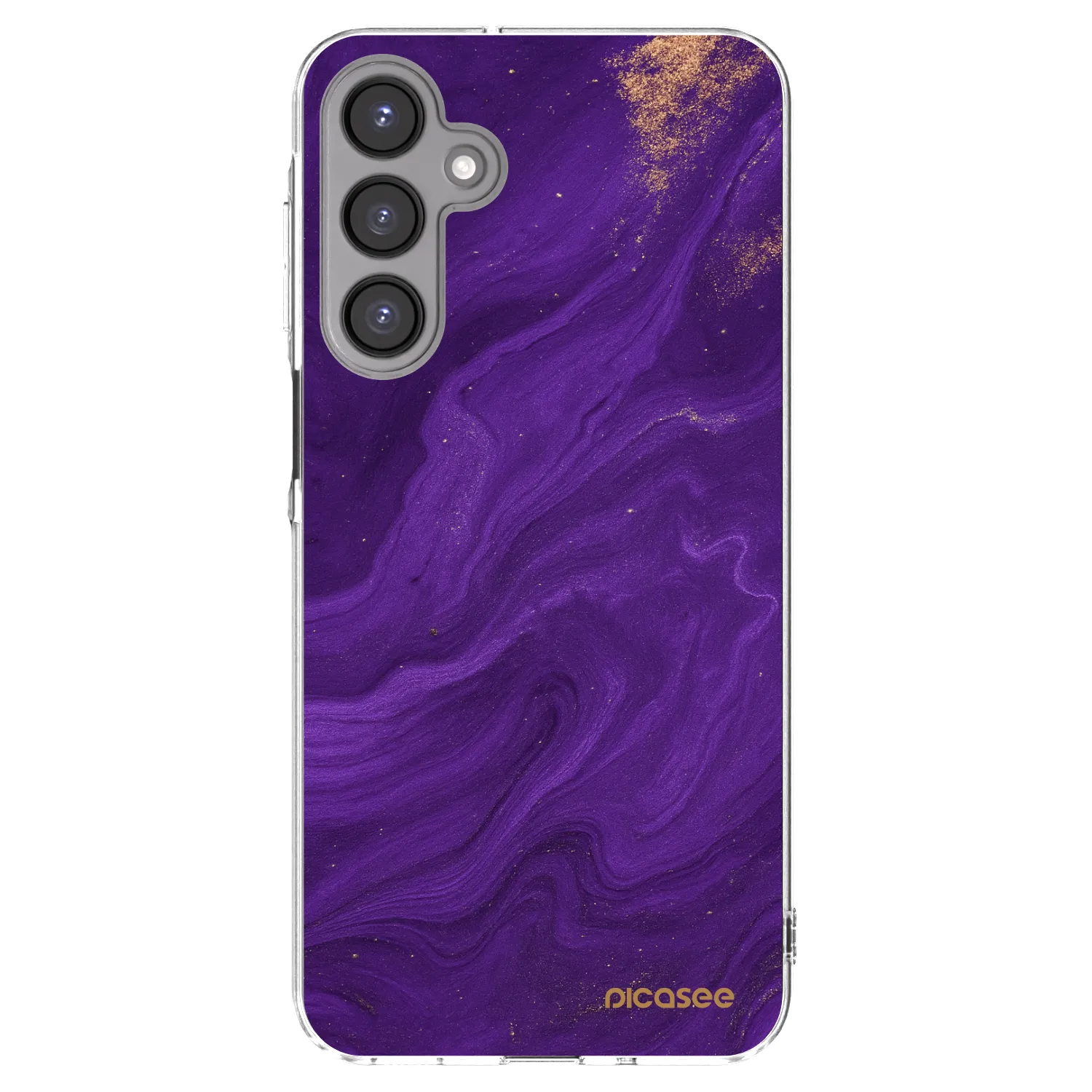 Picasee silikónový prehľadný obal pre Samsung Galaxy A16 5G - Purple